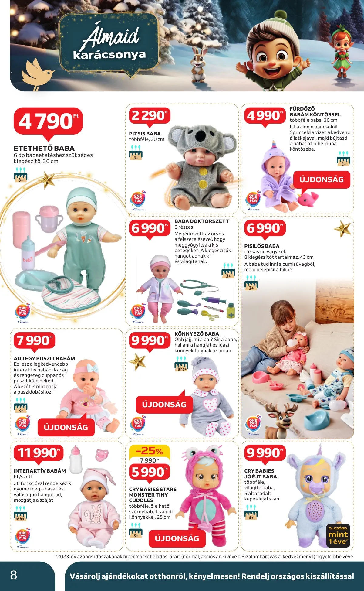 Auchan akciós újság Hipermarket karácsonyi 10.24–11.27 – 8. oldal