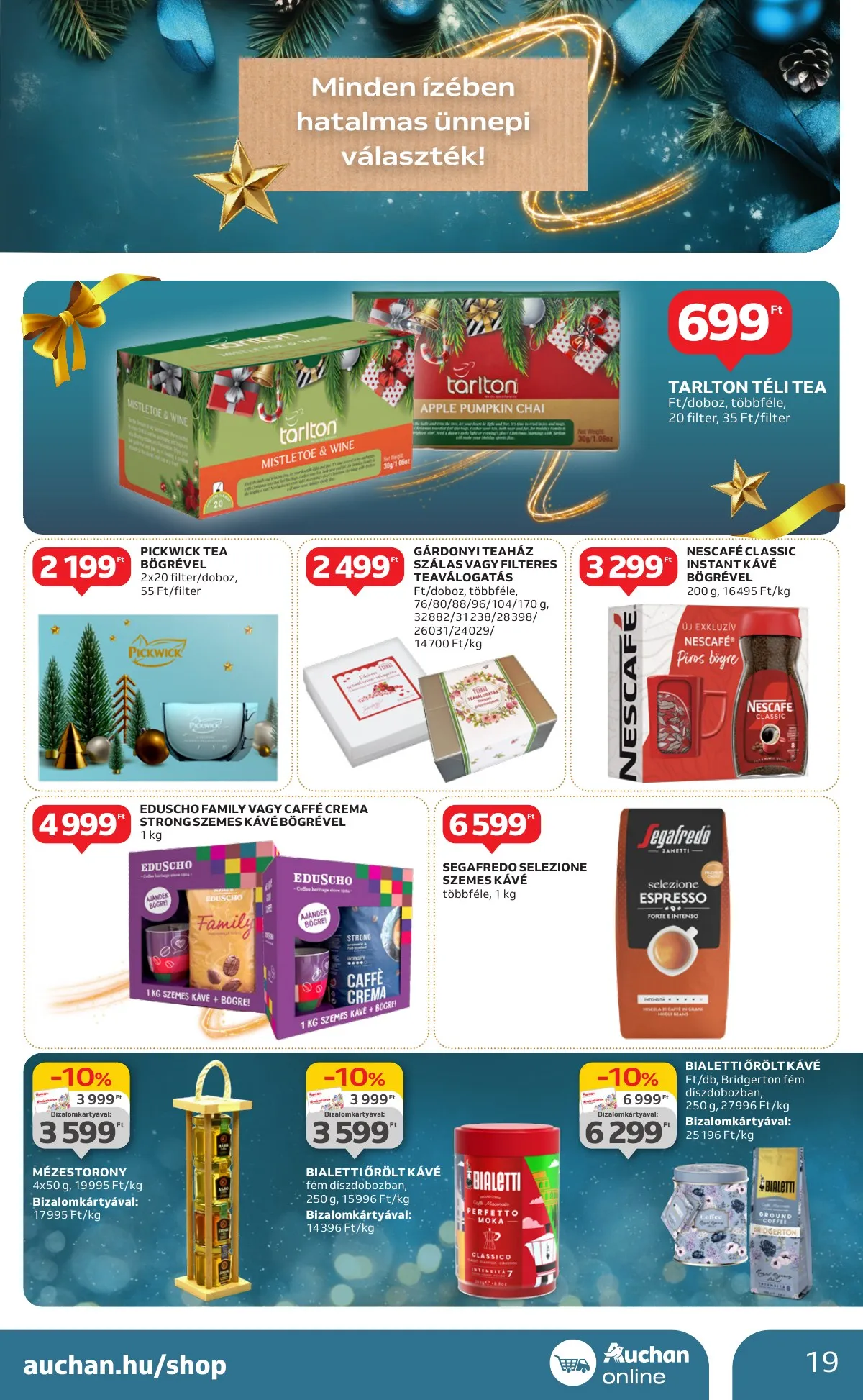 Auchan akciós újság Hipermarket karácsonyi 11.21–11.27 – 19. oldal
