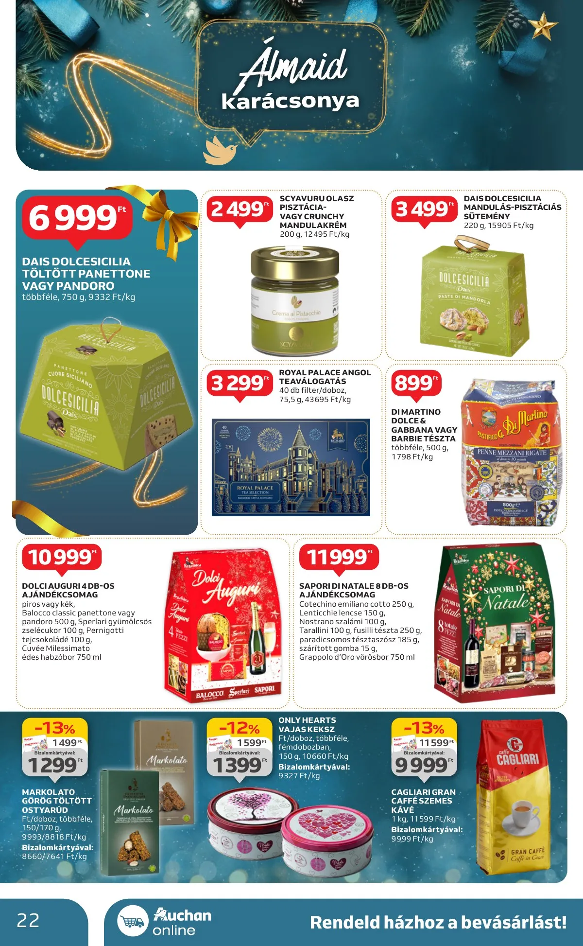 Auchan akciós újság Hipermarket karácsonyi 11.21–11.27 – 22. oldal