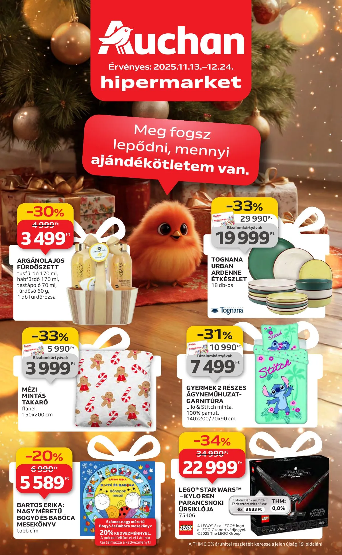 Auchan akciós újság Hipermarket karácsonyi 11.13–12.24