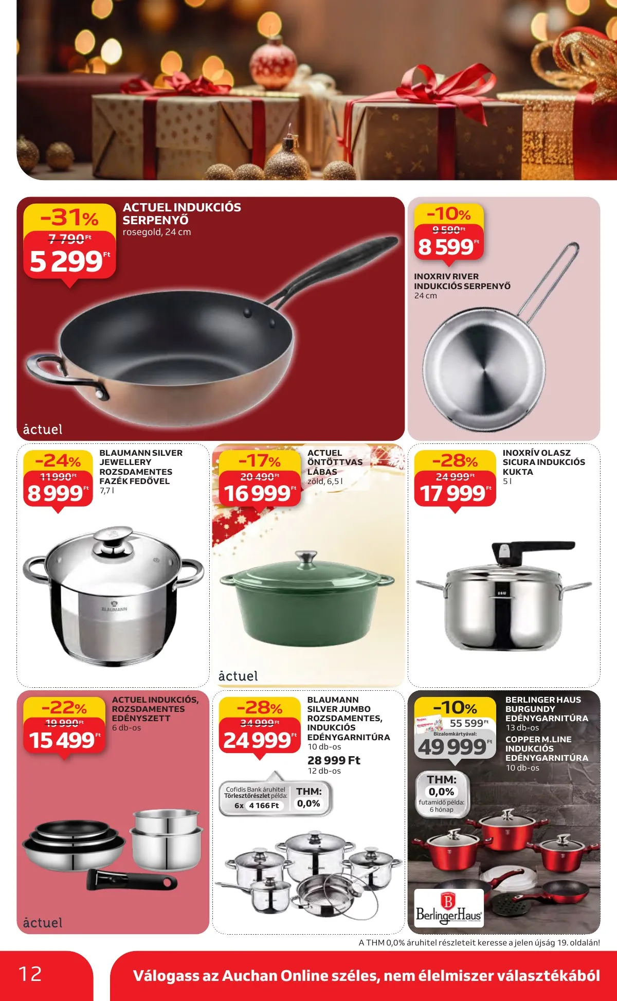Auchan akciós újság Hipermarket karácsonyi 11.13–12.24 – 12. oldal