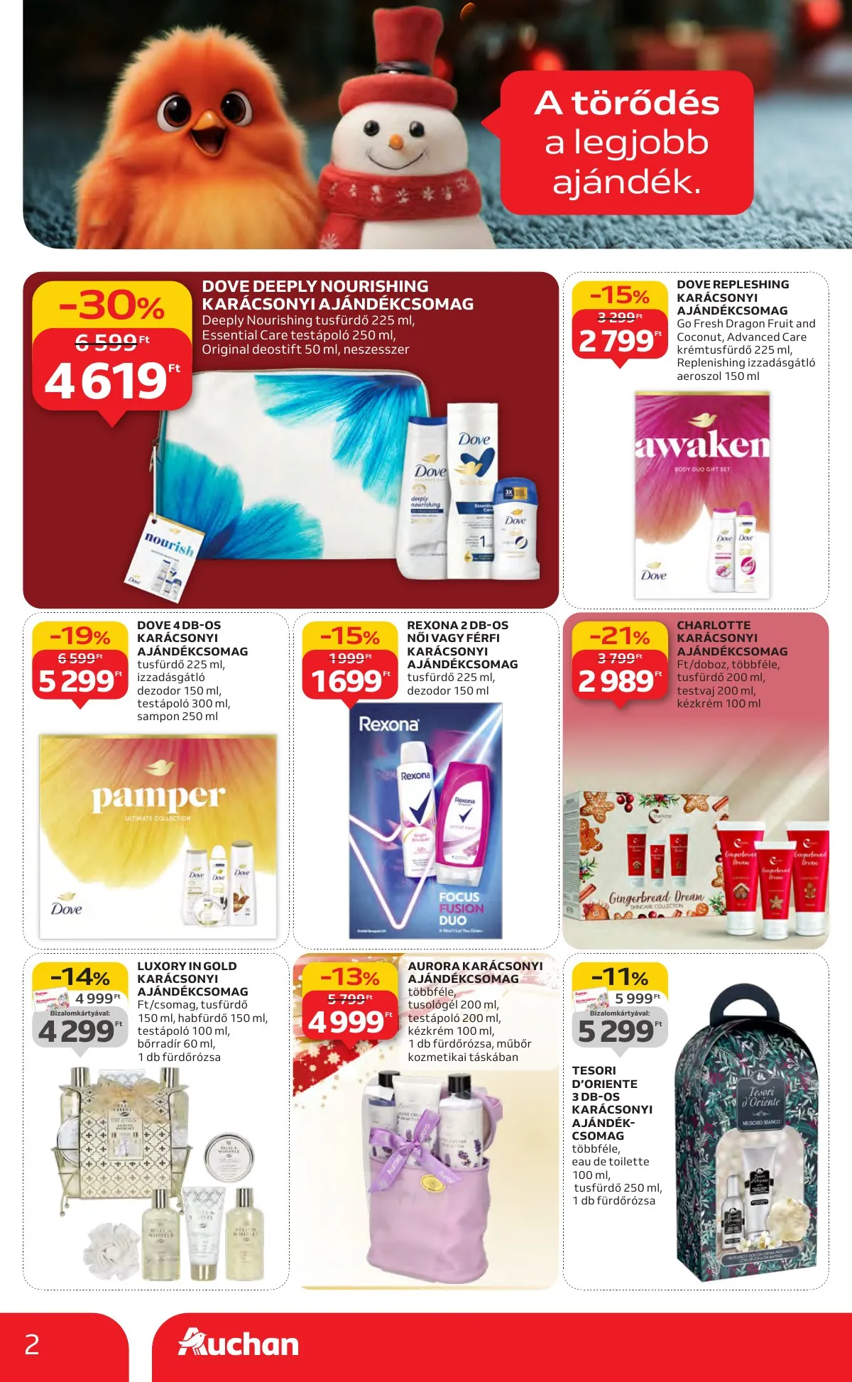 Auchan akciós újság Hipermarket karácsonyi 11.13–12.24 – 2. oldal