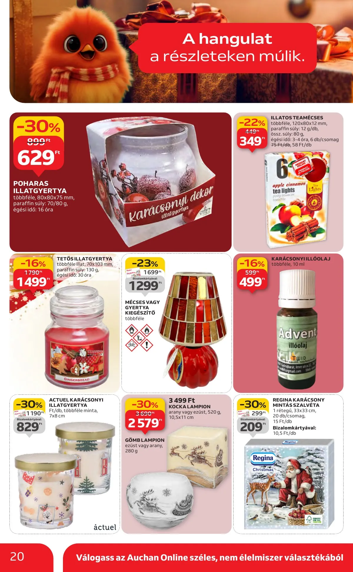 Auchan akciós újság Hipermarket karácsonyi 11.13–12.24 – 20. oldal