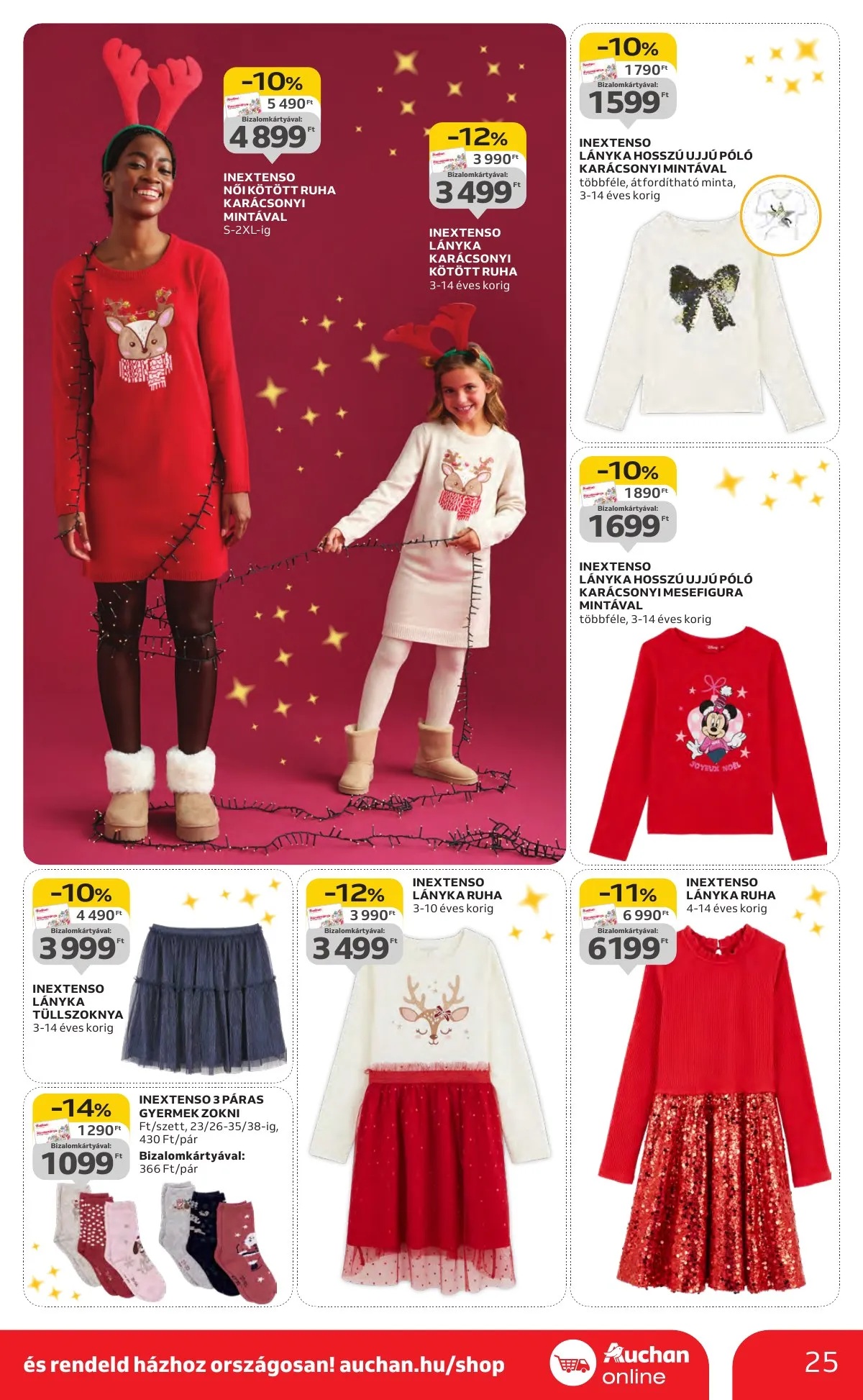 Auchan akciós újság Hipermarket karácsonyi 11.13–12.24 – 25. oldal