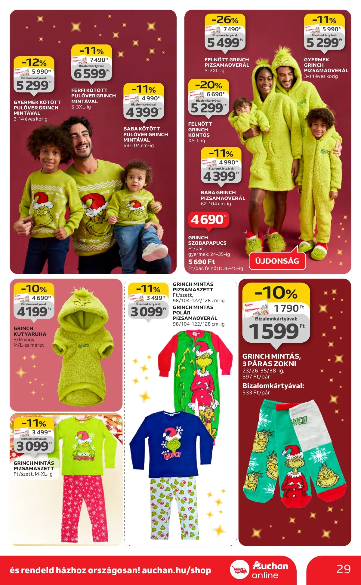 Auchan akciós újság Hipermarket karácsonyi 11.13–12.24 – 29. oldal