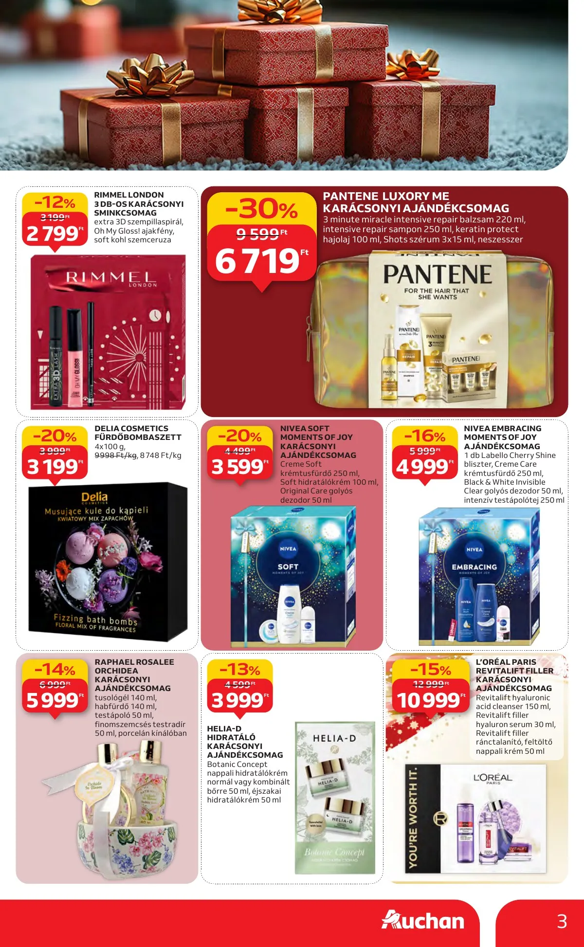 Auchan akciós újság Hipermarket karácsonyi 11.13–12.24 – 3. oldal