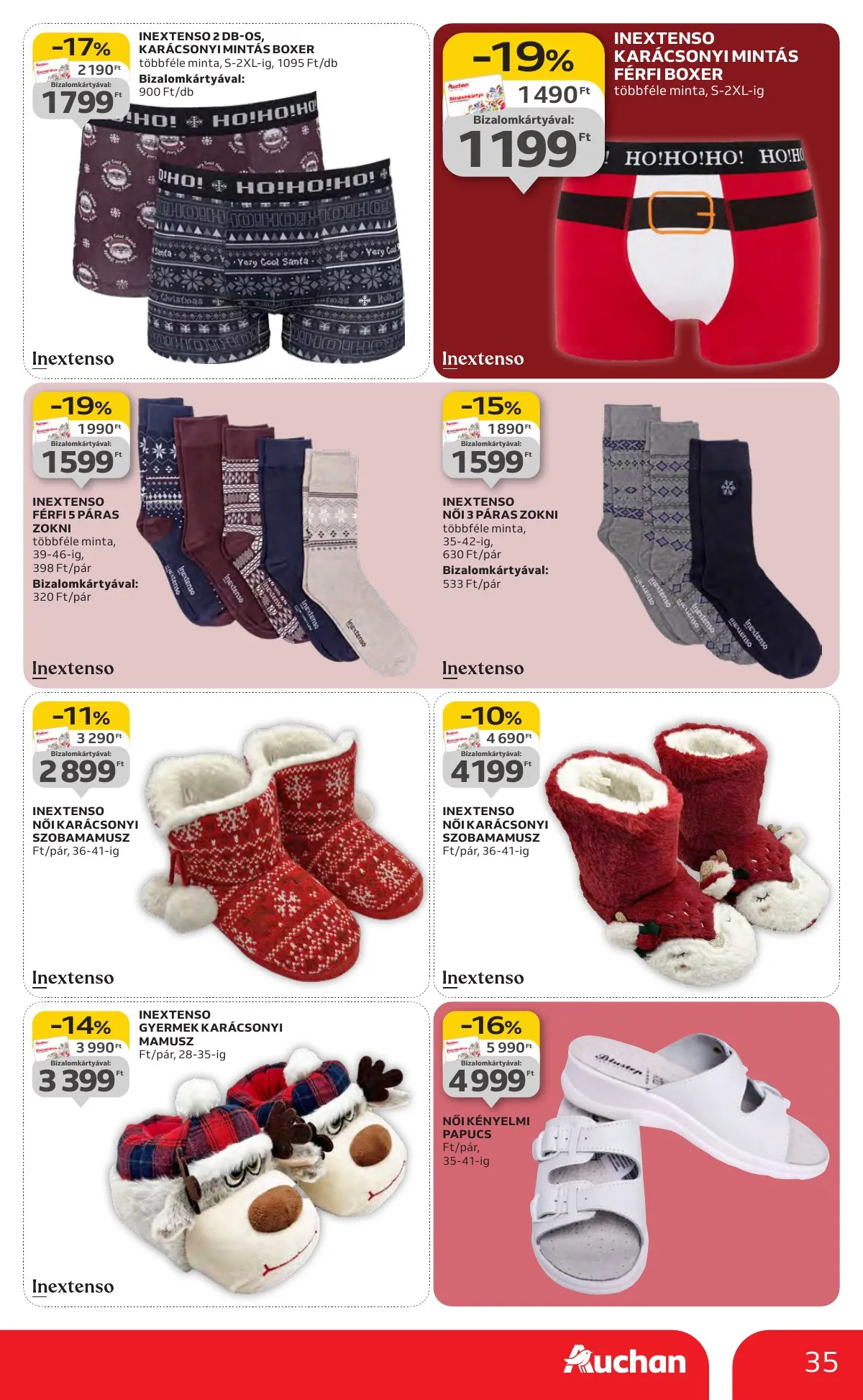 Auchan akciós újság Hipermarket karácsonyi 11.13–12.24 – 35. oldal