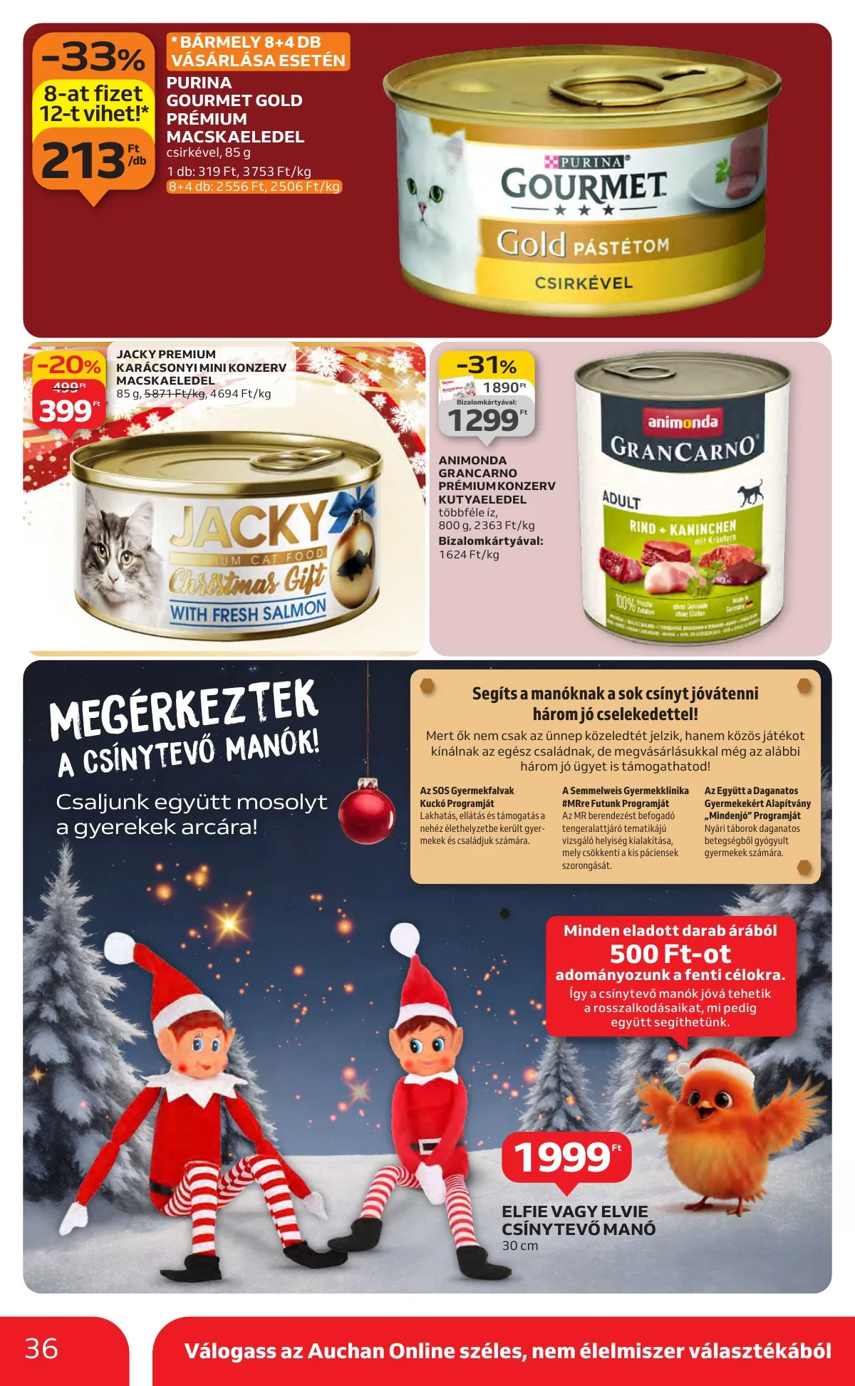 Auchan akciós újság Hipermarket karácsonyi 11.13–12.24 – 36. oldal