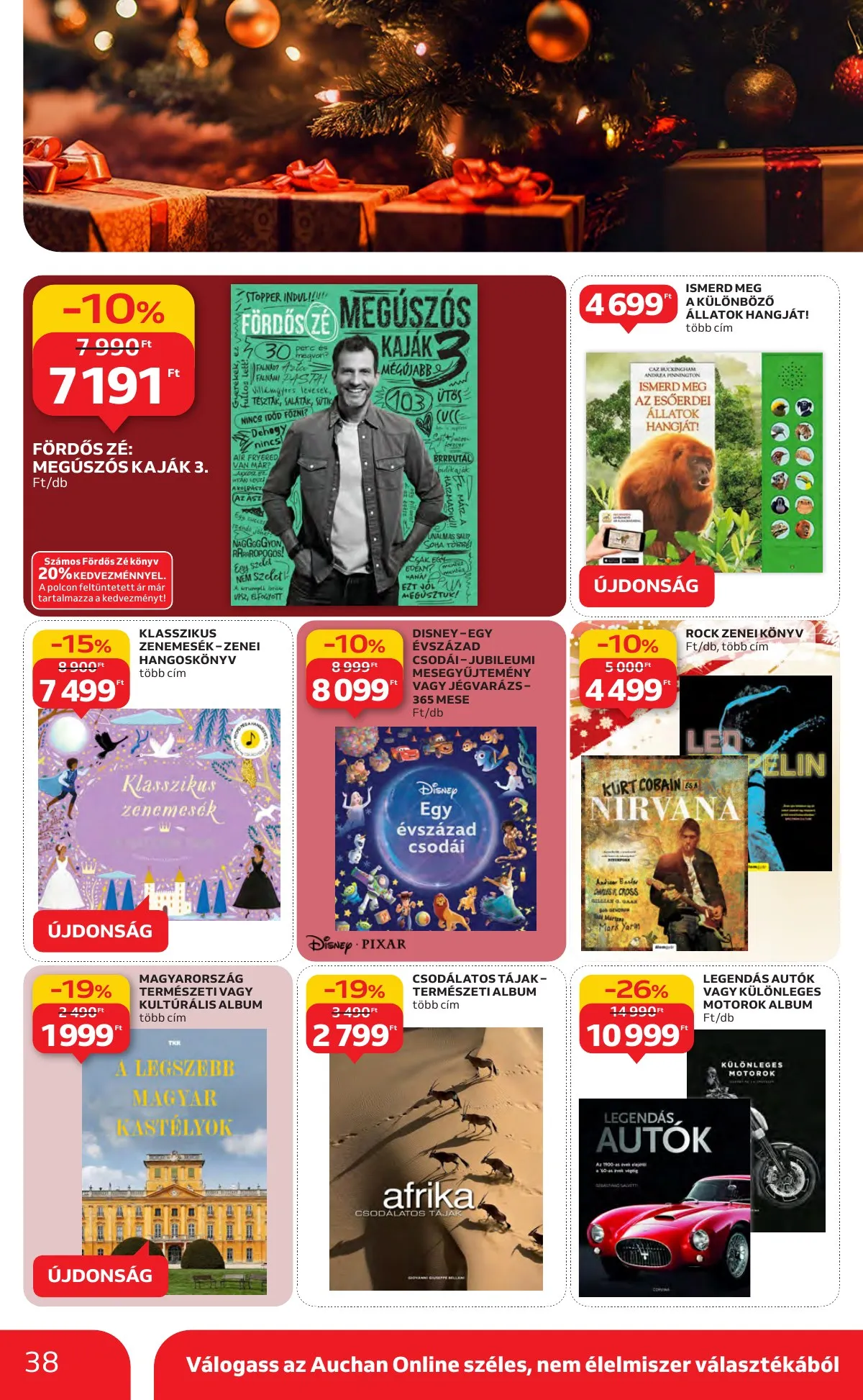 Auchan akciós újság Hipermarket karácsonyi 11.13–12.24 – 38. oldal