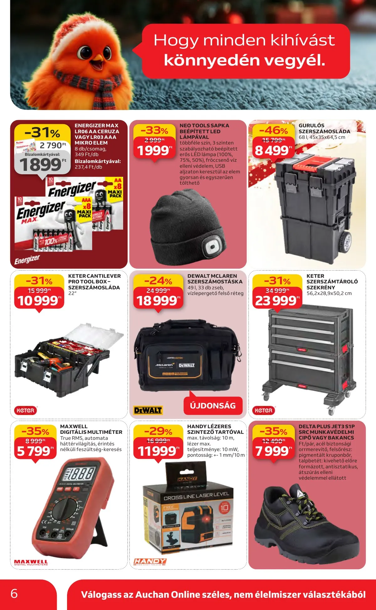 Auchan akciós újság Hipermarket karácsonyi 11.13–12.24 – 6. oldal