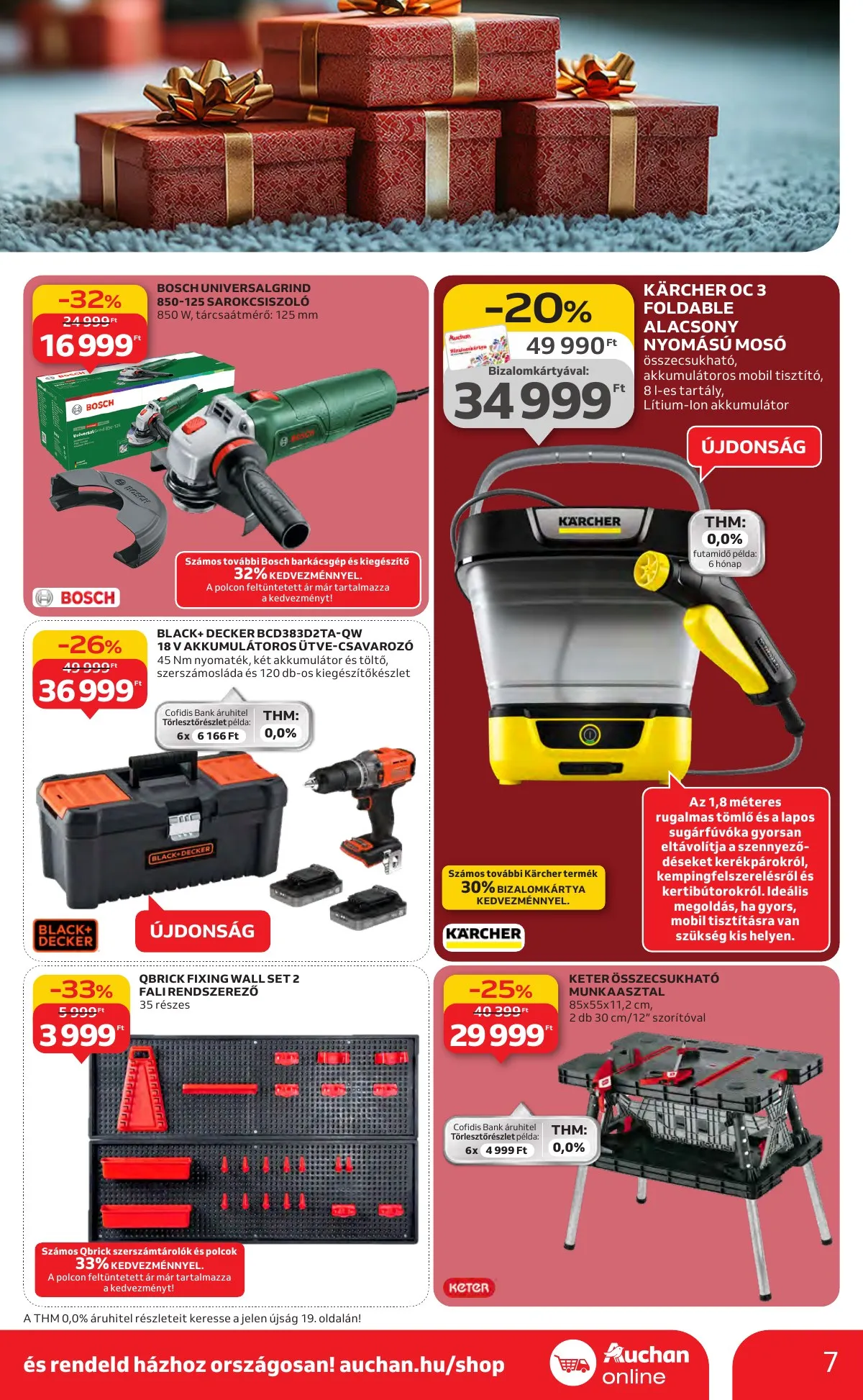 Auchan akciós újság Hipermarket karácsonyi 11.13–12.24 – 7. oldal
