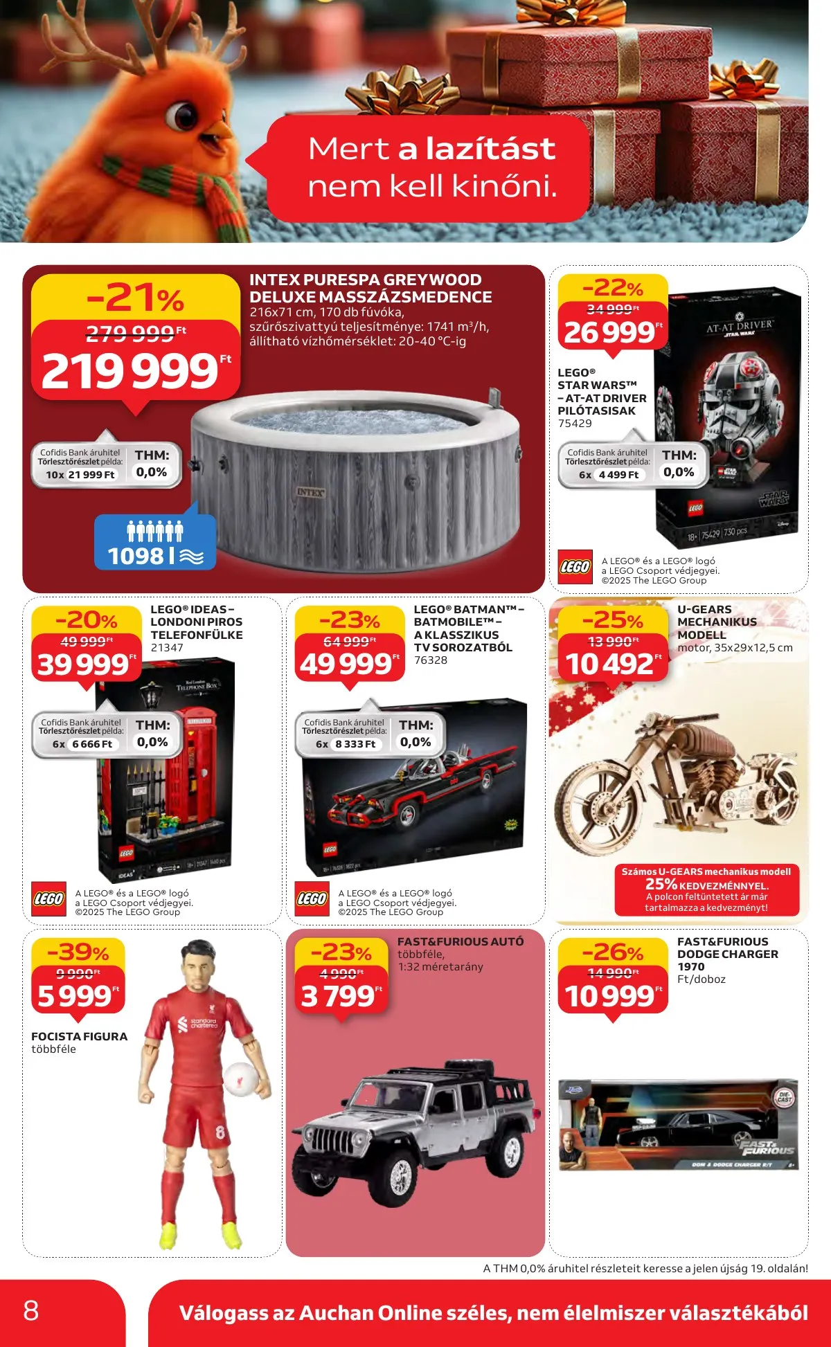 Auchan akciós újság Hipermarket karácsonyi 11.13–12.24 – 8. oldal