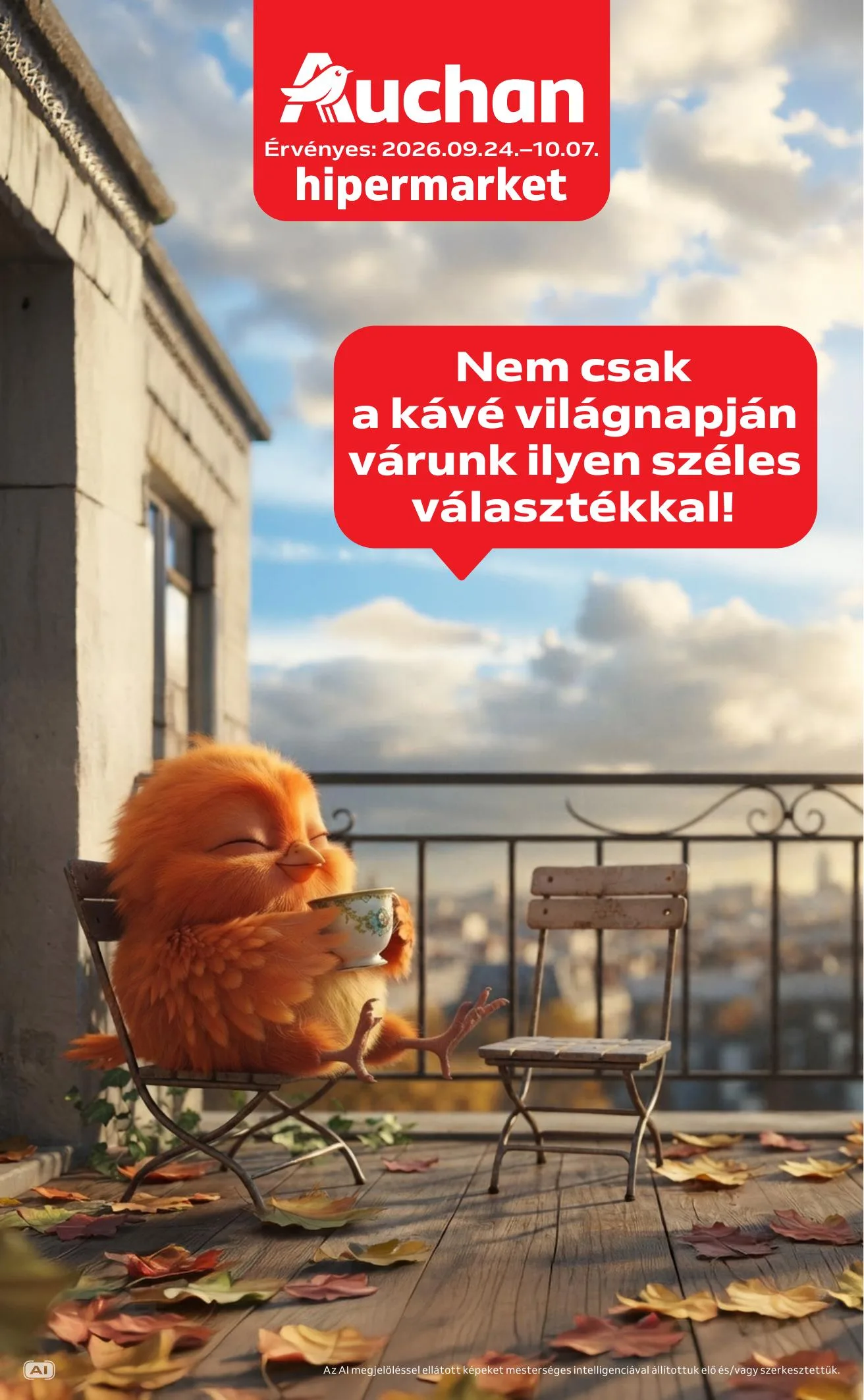 Auchan akciós újság Hipermarket kávé ajánlataink 09.24–10.07
