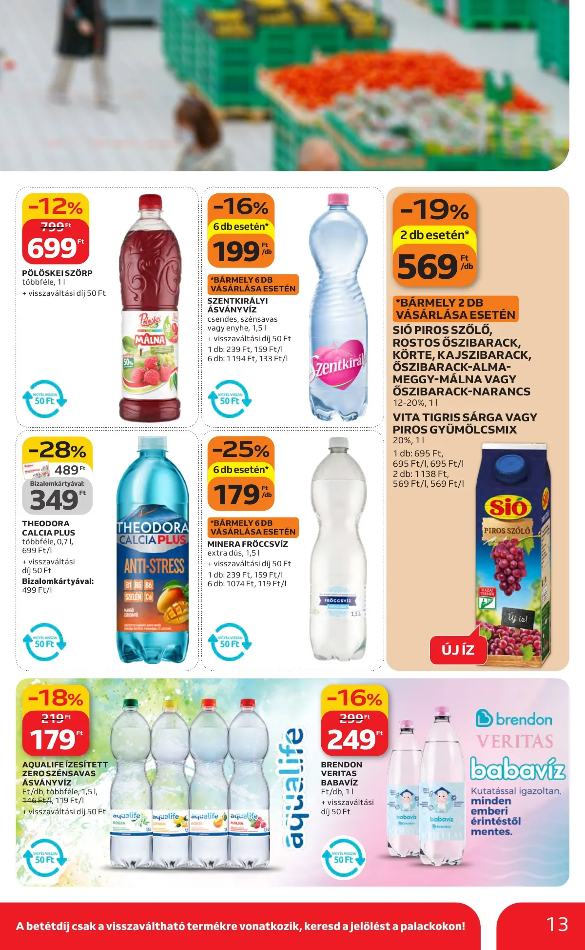 Auchan akciós újság Hipermarket Kedvenc Markaink 02.05–02.18 – 13. oldal