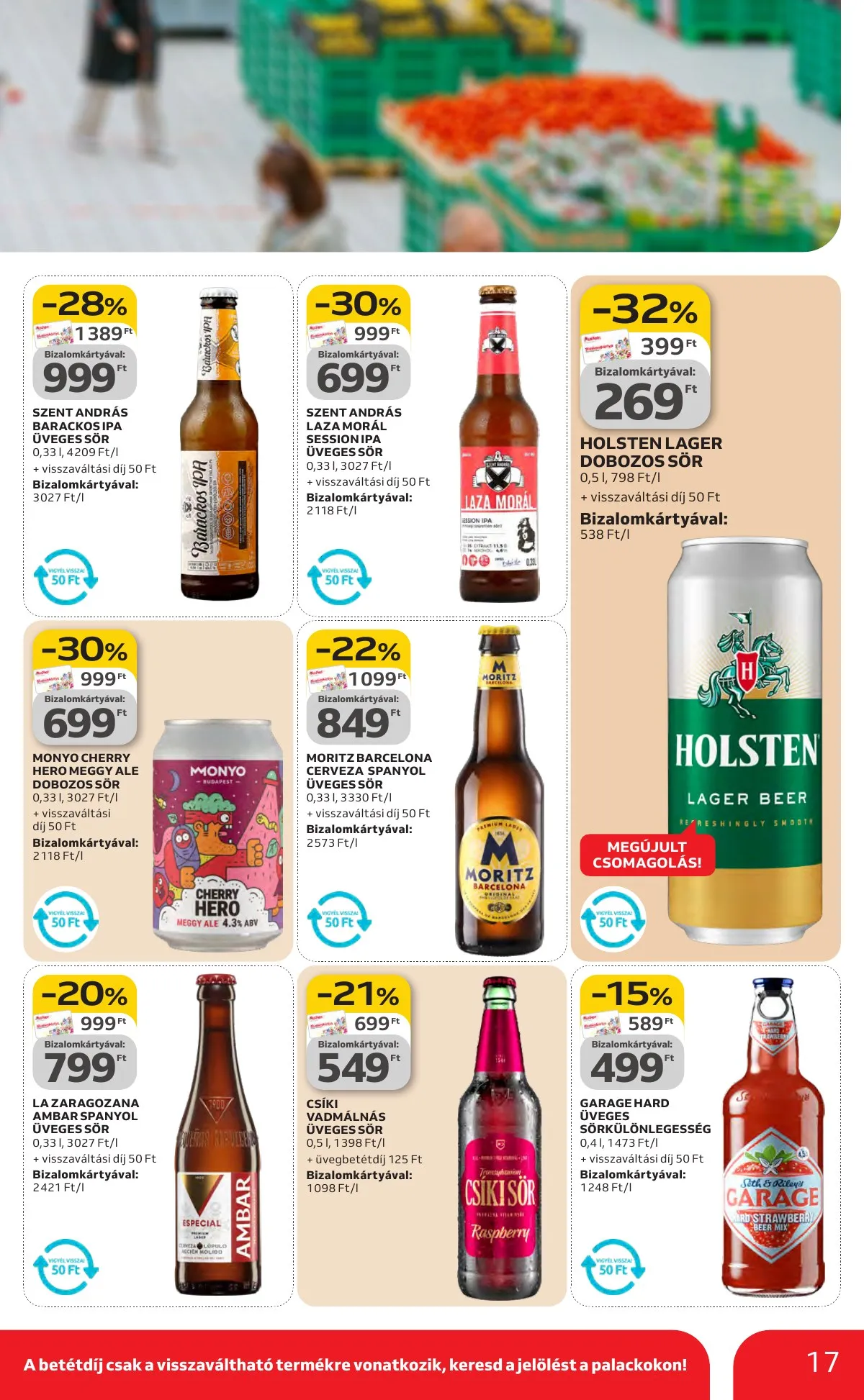 Auchan akciós újság Hipermarket Kedvenc Markaink 02.05–02.18 – 17. oldal