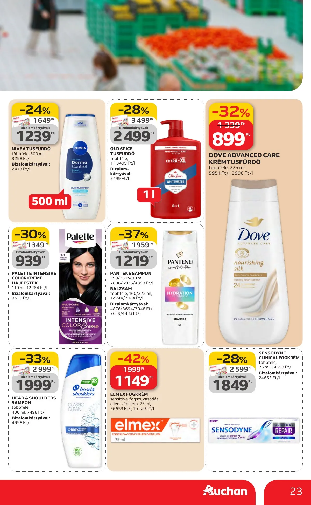 Auchan akciós újság Hipermarket Kedvenc Markaink 02.05–02.18 – 23. oldal