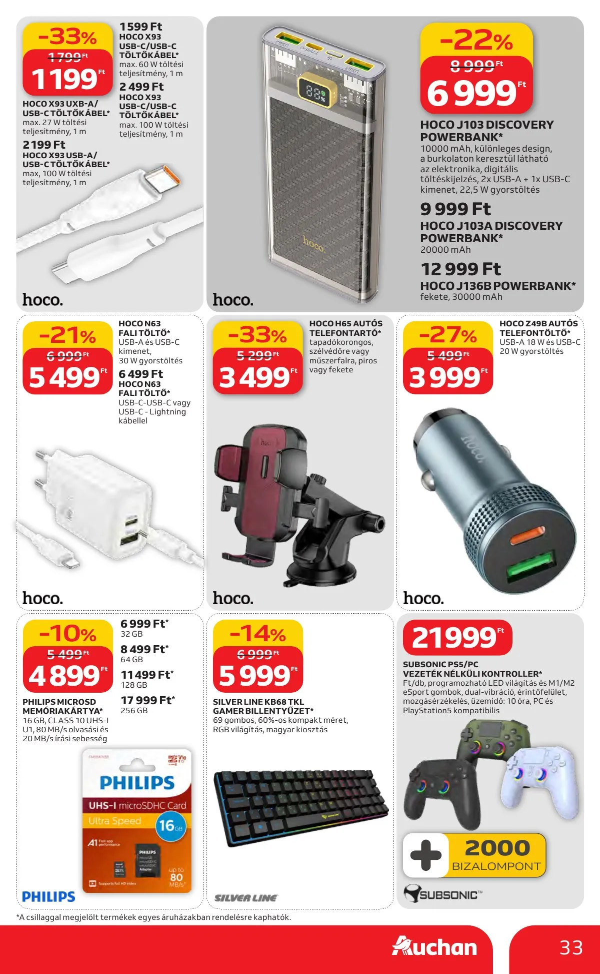 Auchan akciós újság Hipermarket Kedvenc Markaink 02.05–02.18 – 33. oldal