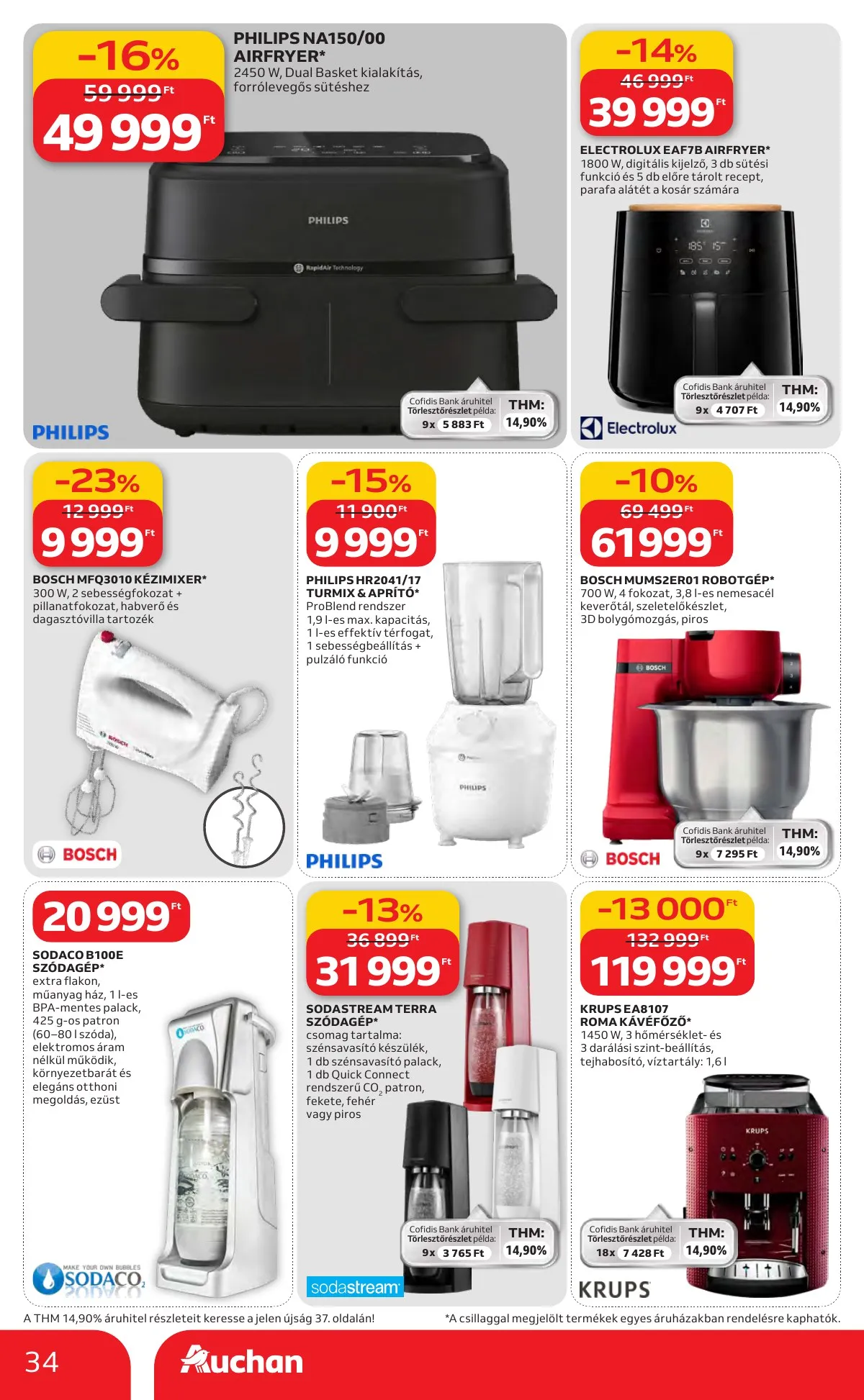 Auchan akciós újság Hipermarket Kedvenc Markaink 02.05–02.18 – 34. oldal