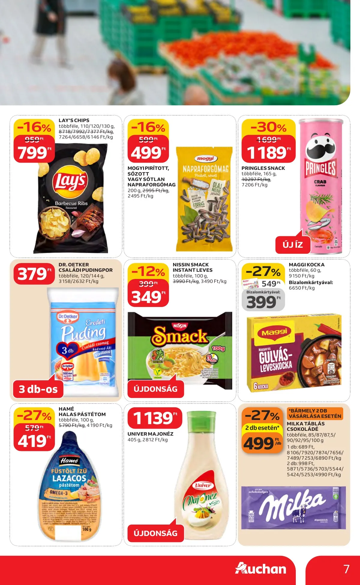 Auchan akciós újság Hipermarket Kedvenc Markaink 02.05–02.18 – 7. oldal