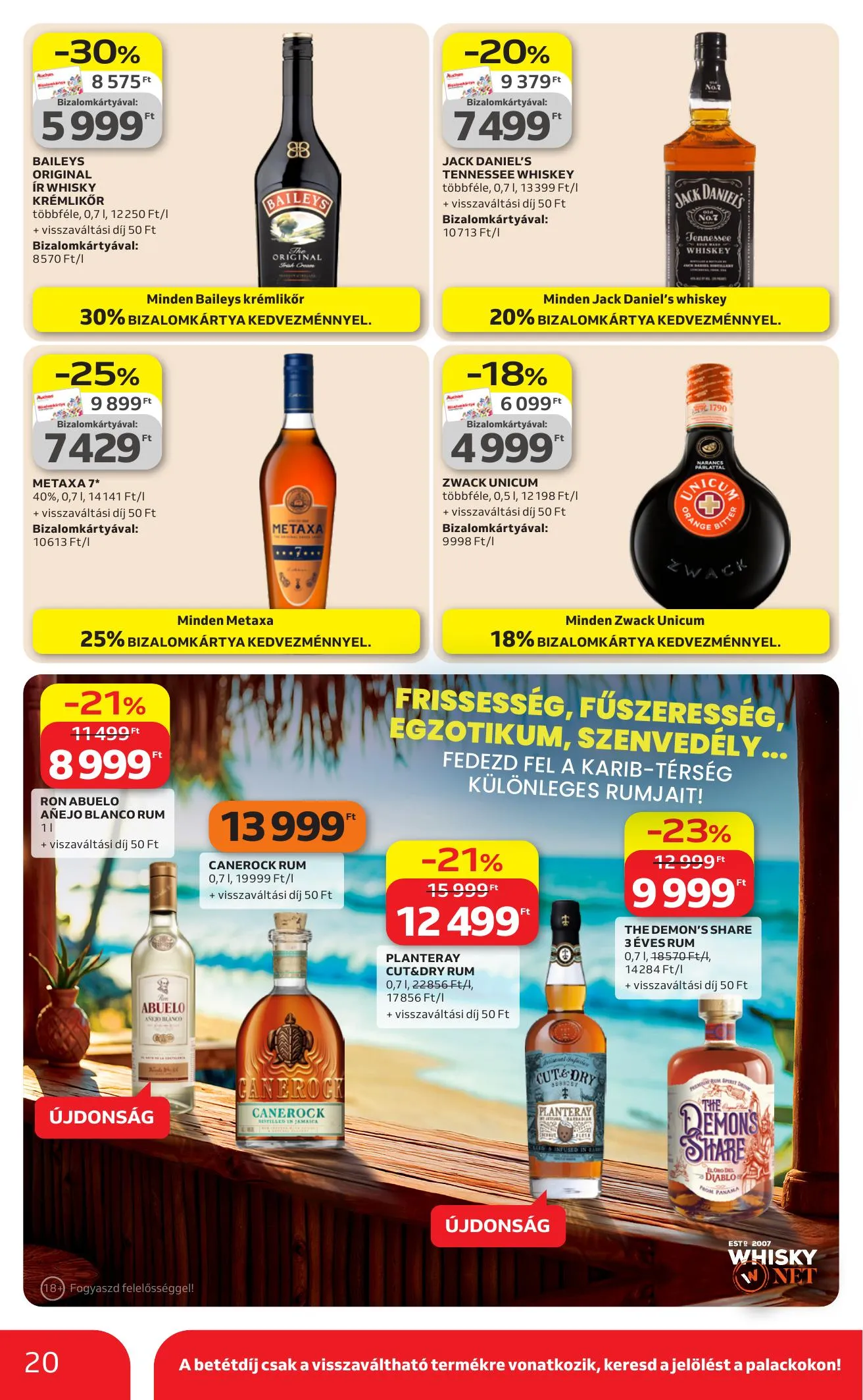 Auchan akciós újság Hipermarket Kedvenc markaink 04.09–04.22 – 20. oldal