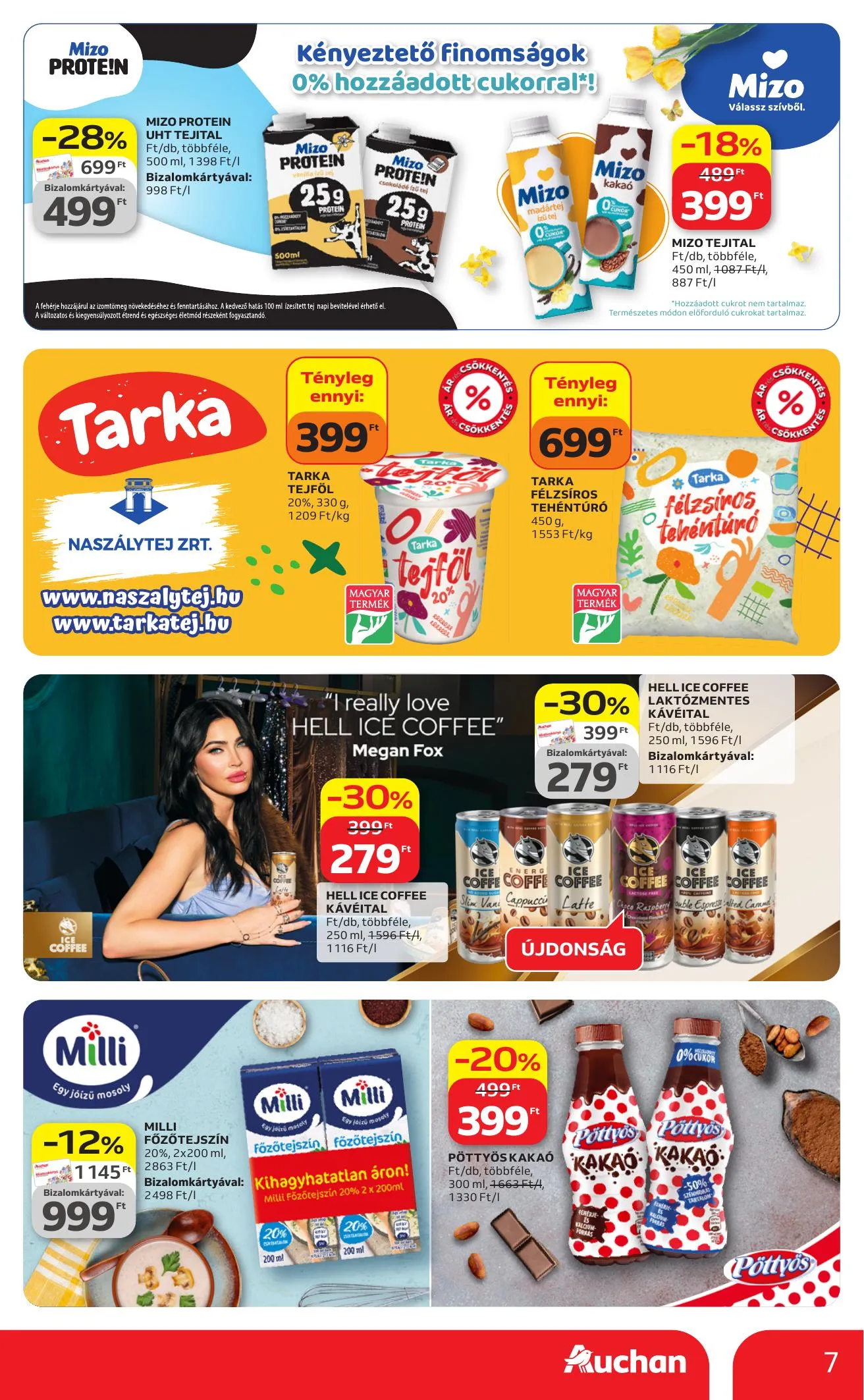Auchan akciós újság Hipermarket Kedvenc markaink 04.09–04.22 – 7. oldal