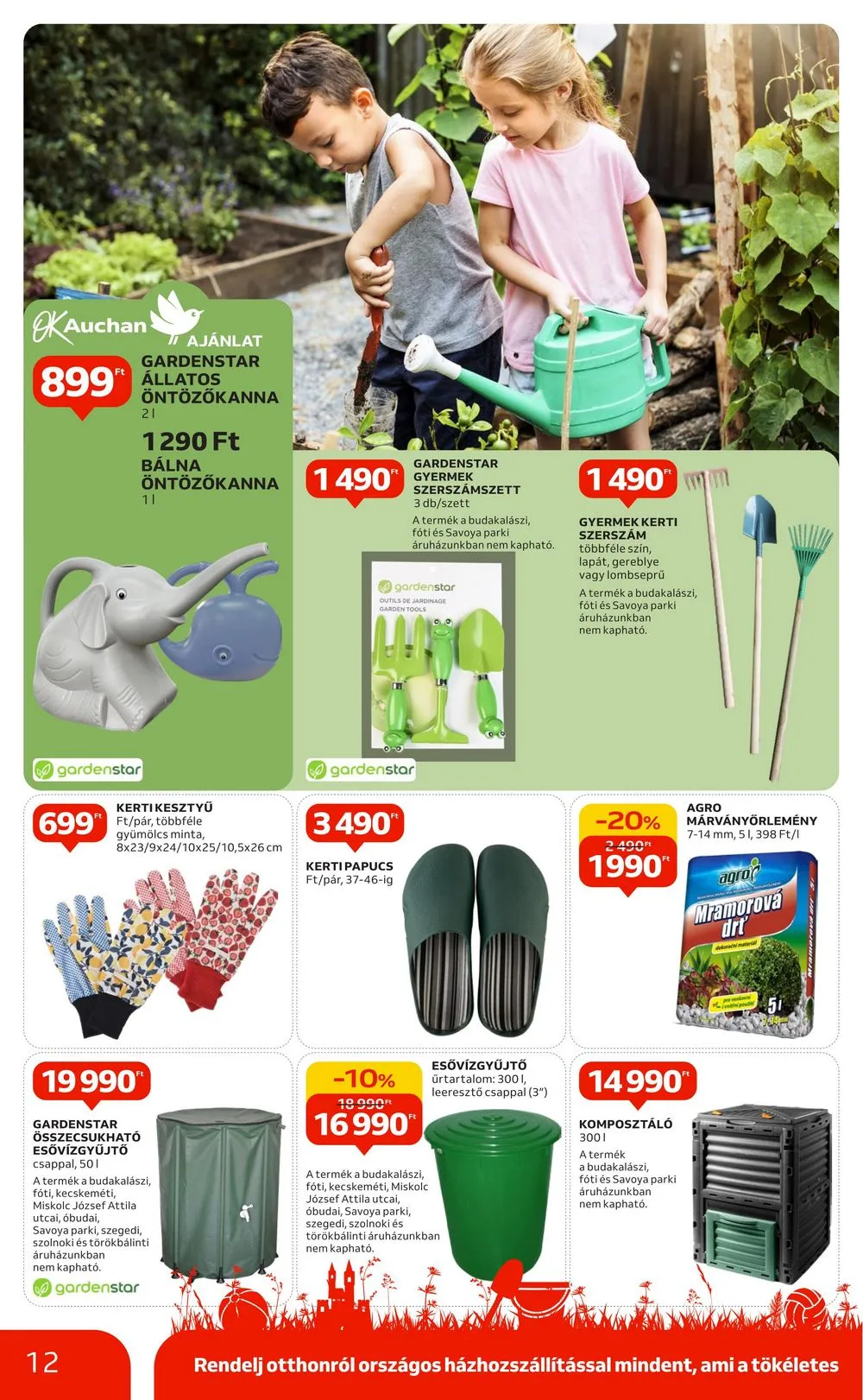 Auchan akciós újság Hipermarket kert 03.07–03.27 – 12. oldal