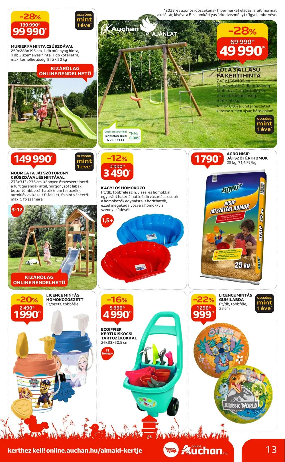 Auchan akciós újság Hipermarket kert 03.07–03.27 – 13. oldal