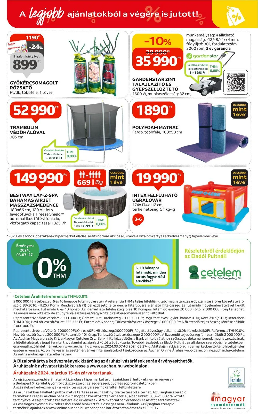 Auchan akciós újság Hipermarket kert 03.07–03.27 – 16. oldal