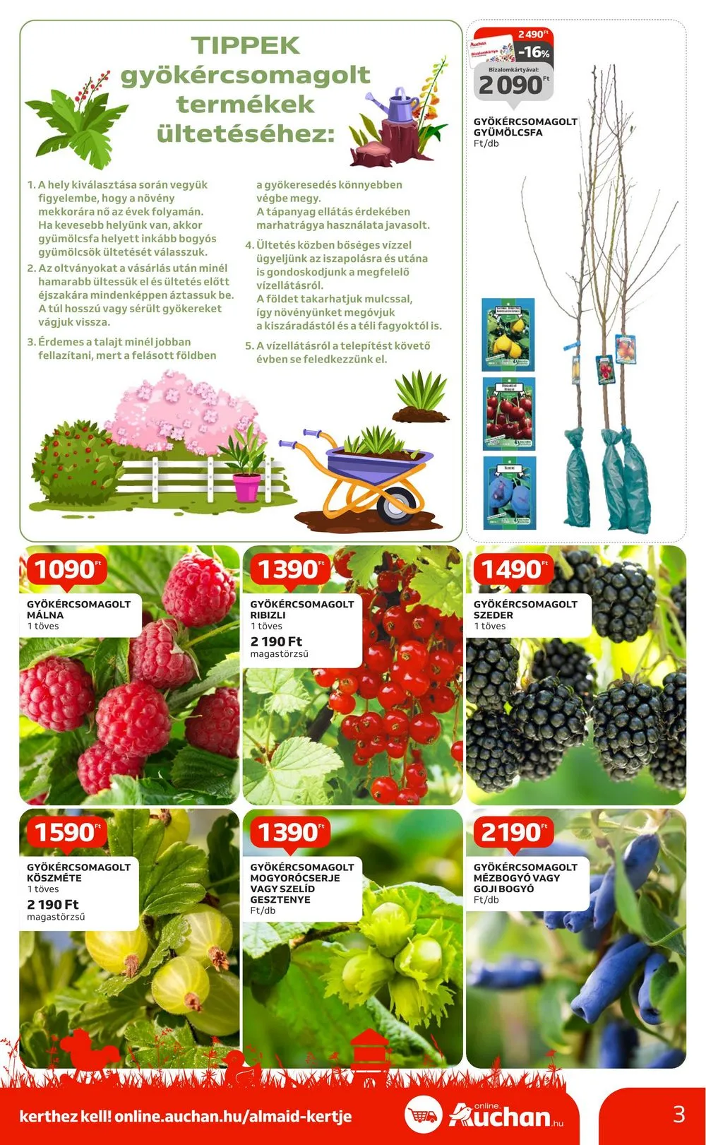 Auchan akciós újság Hipermarket kert 03.07–03.27 – 3. oldal