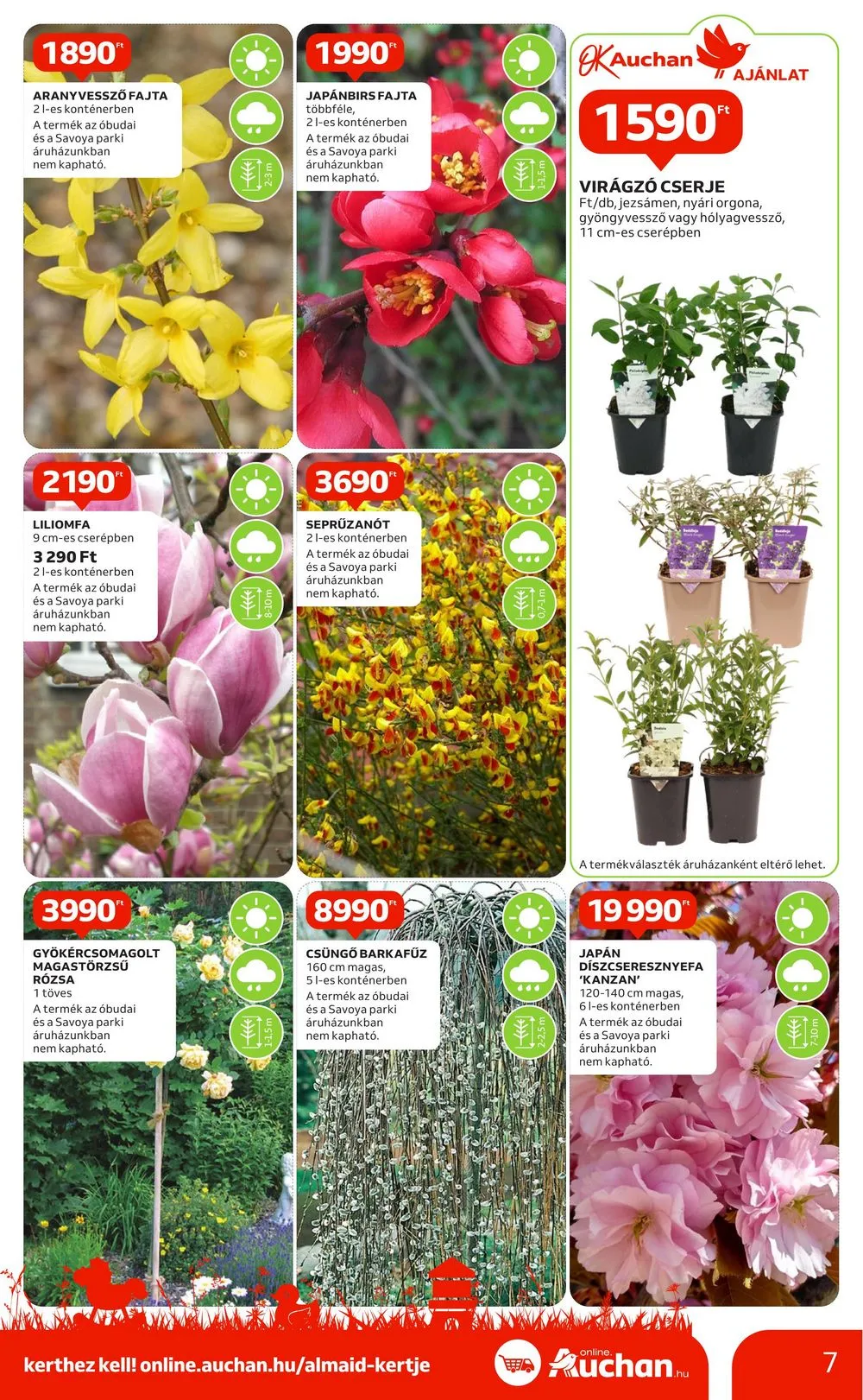 Auchan akciós újság Hipermarket kert 03.07–03.27 – 7. oldal
