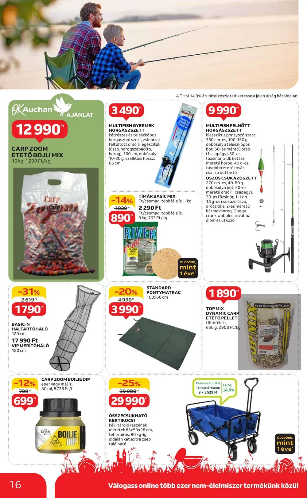 Auchan akciós újság Hipermarket Kert 04.04–04.24 – 16. oldal