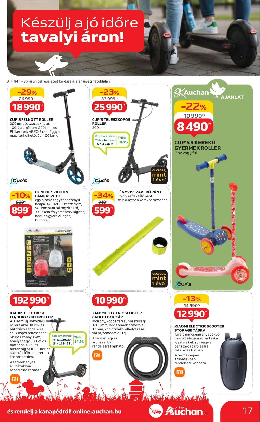 Auchan akciós újság Hipermarket Kert 04.04–04.24 – 17. oldal