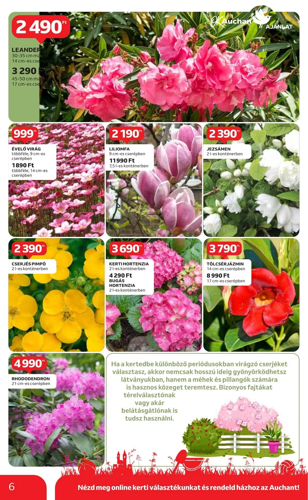 Auchan akciós újság Hipermarket Kert 04.04–04.24 – 6. oldal