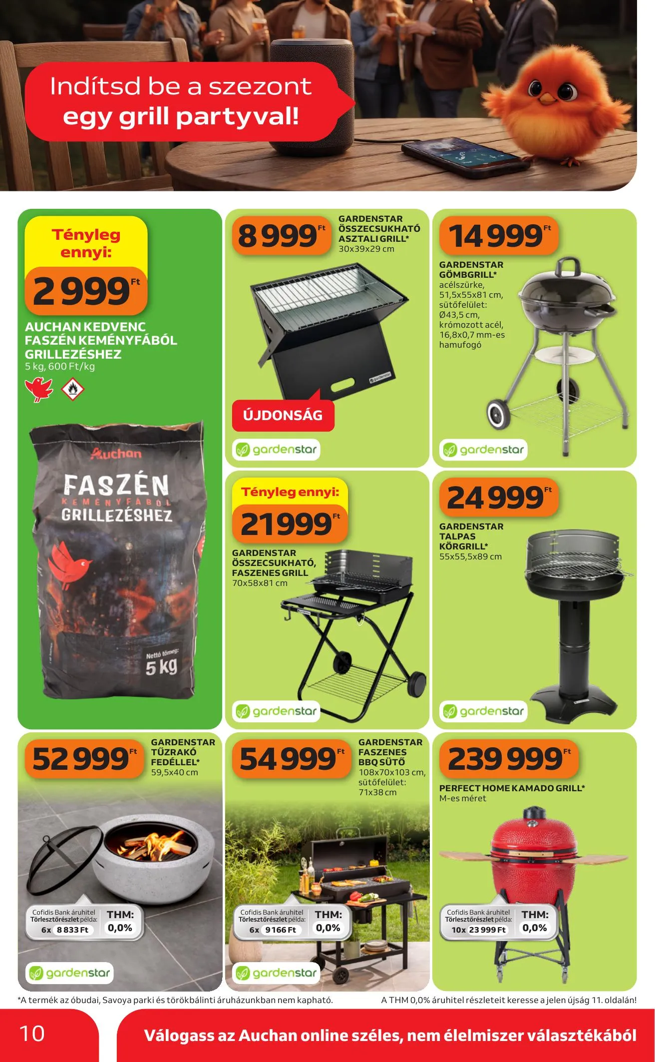 Auchan akciós újság Hipermarket Kerteszet 04.16–05.14 – 10. oldal