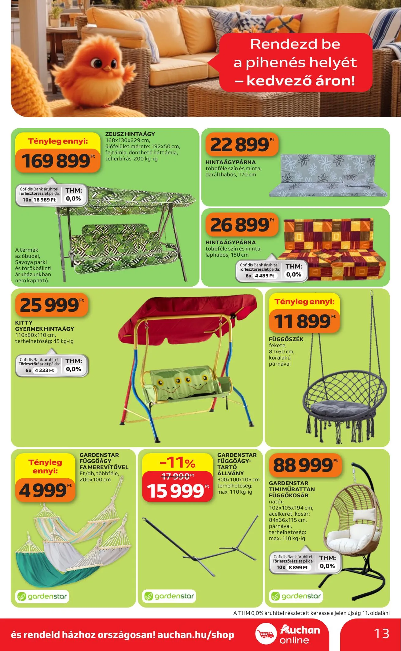 Auchan akciós újság Hipermarket Kerteszet 04.16–05.14 – 13. oldal