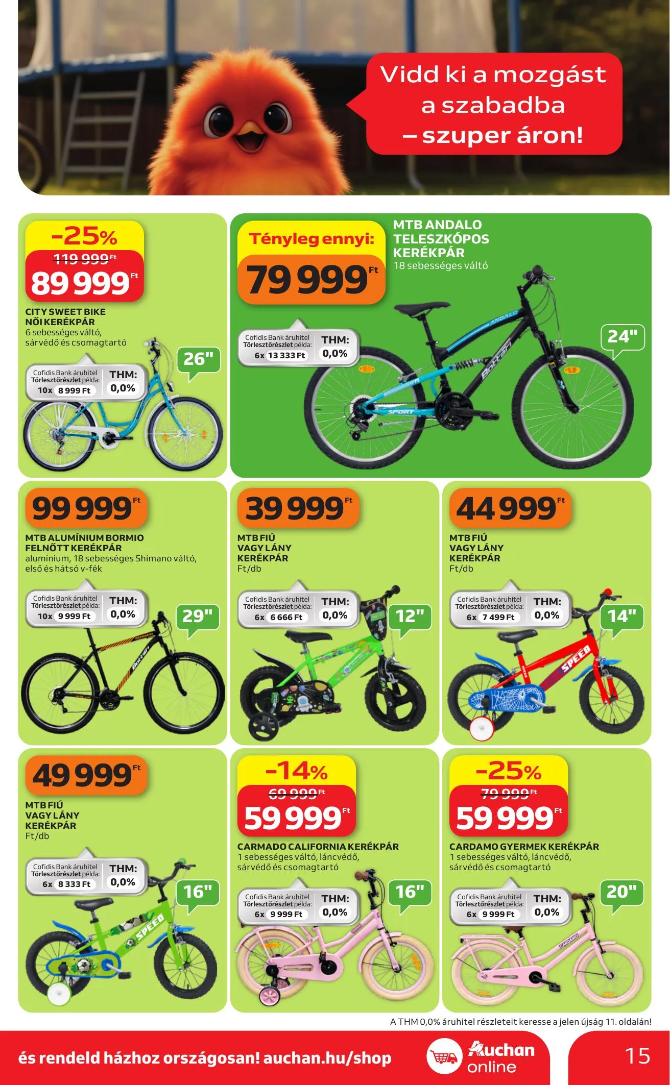 Auchan akciós újság Hipermarket Kerteszet 04.16–05.14 – 15. oldal