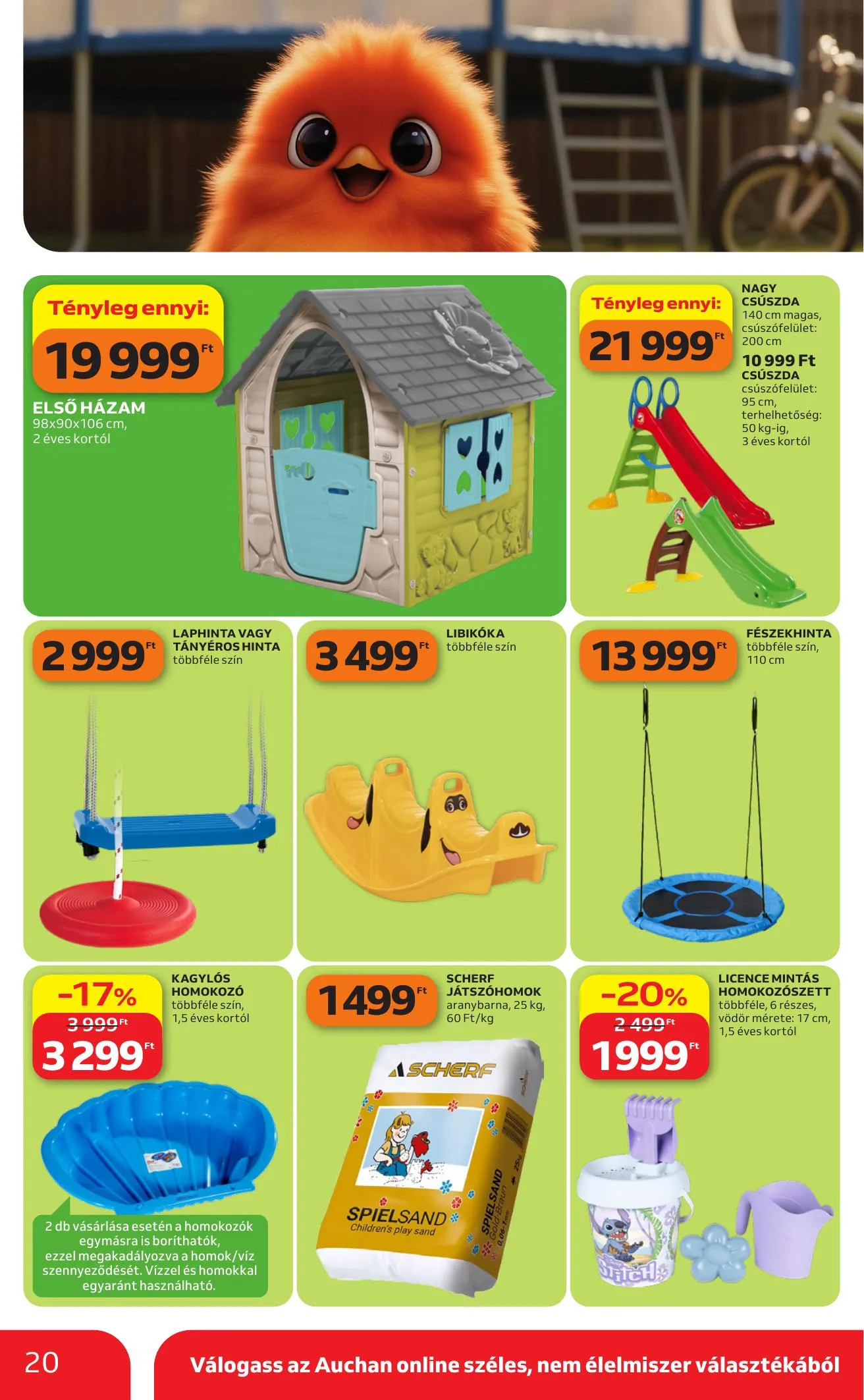 Auchan akciós újság Hipermarket Kerteszet 04.16–05.14 – 20. oldal