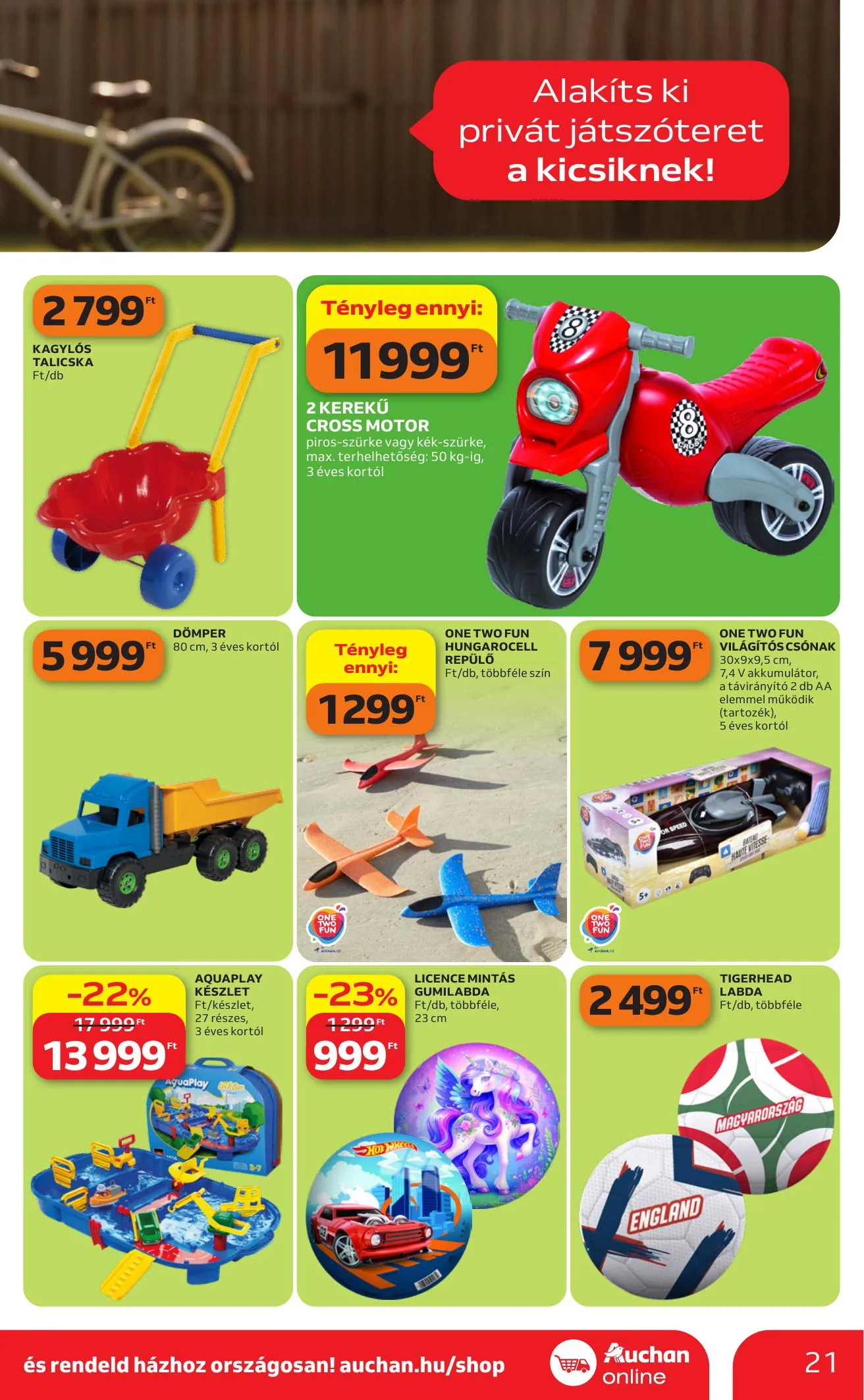 Auchan akciós újság Hipermarket Kerteszet 04.16–05.14 – 21. oldal