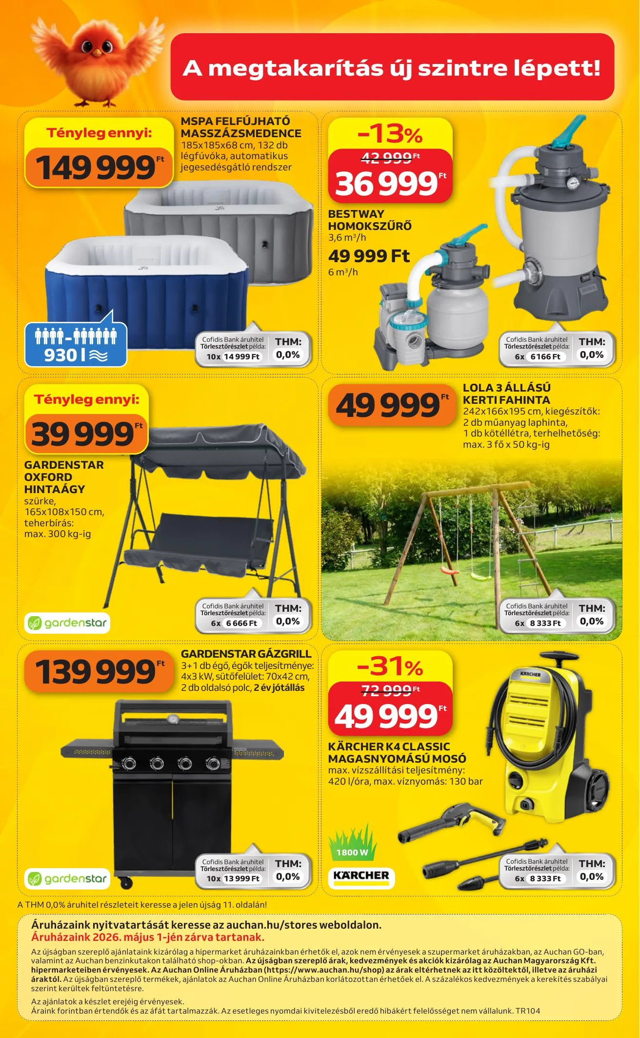 Auchan akciós újság Hipermarket Kerteszet 04.16–05.14 – 28. oldal