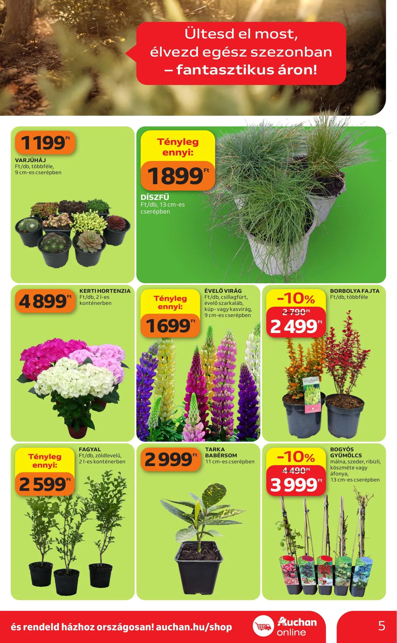 Auchan akciós újság Hipermarket Kerteszet 04.16–05.14 – 5. oldal