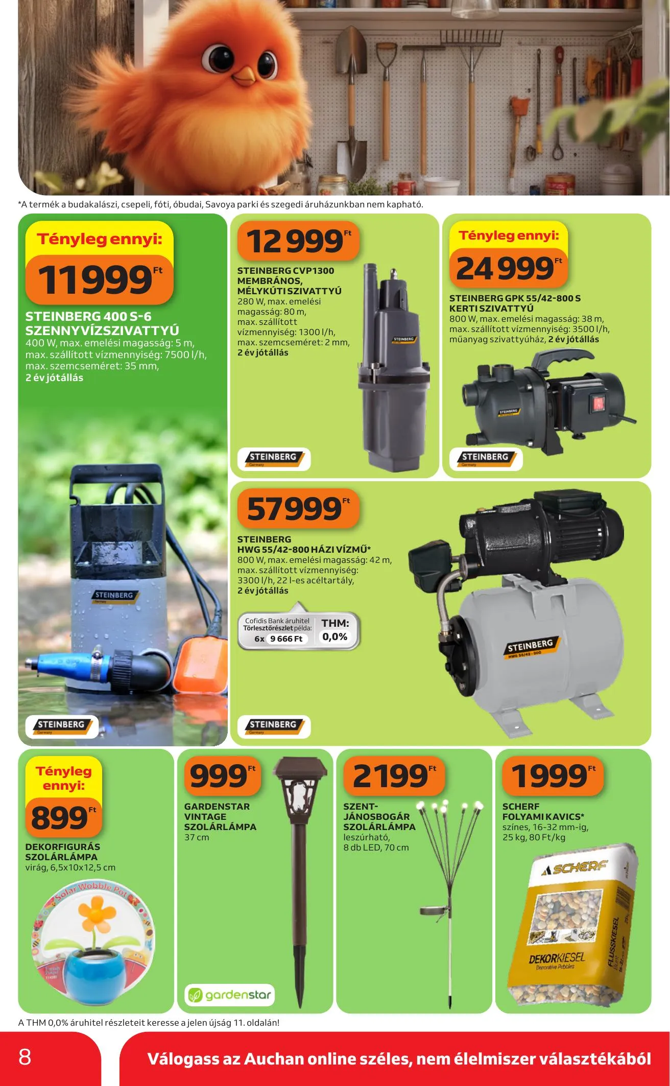 Auchan akciós újság Hipermarket Kerteszet 04.16–05.14 – 8. oldal