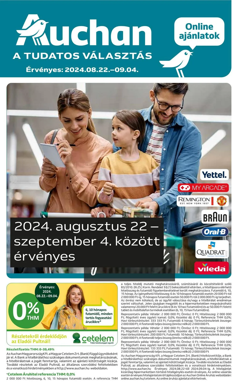 Auchan akciós újság Hipermarket ket heti 08.22–09.04