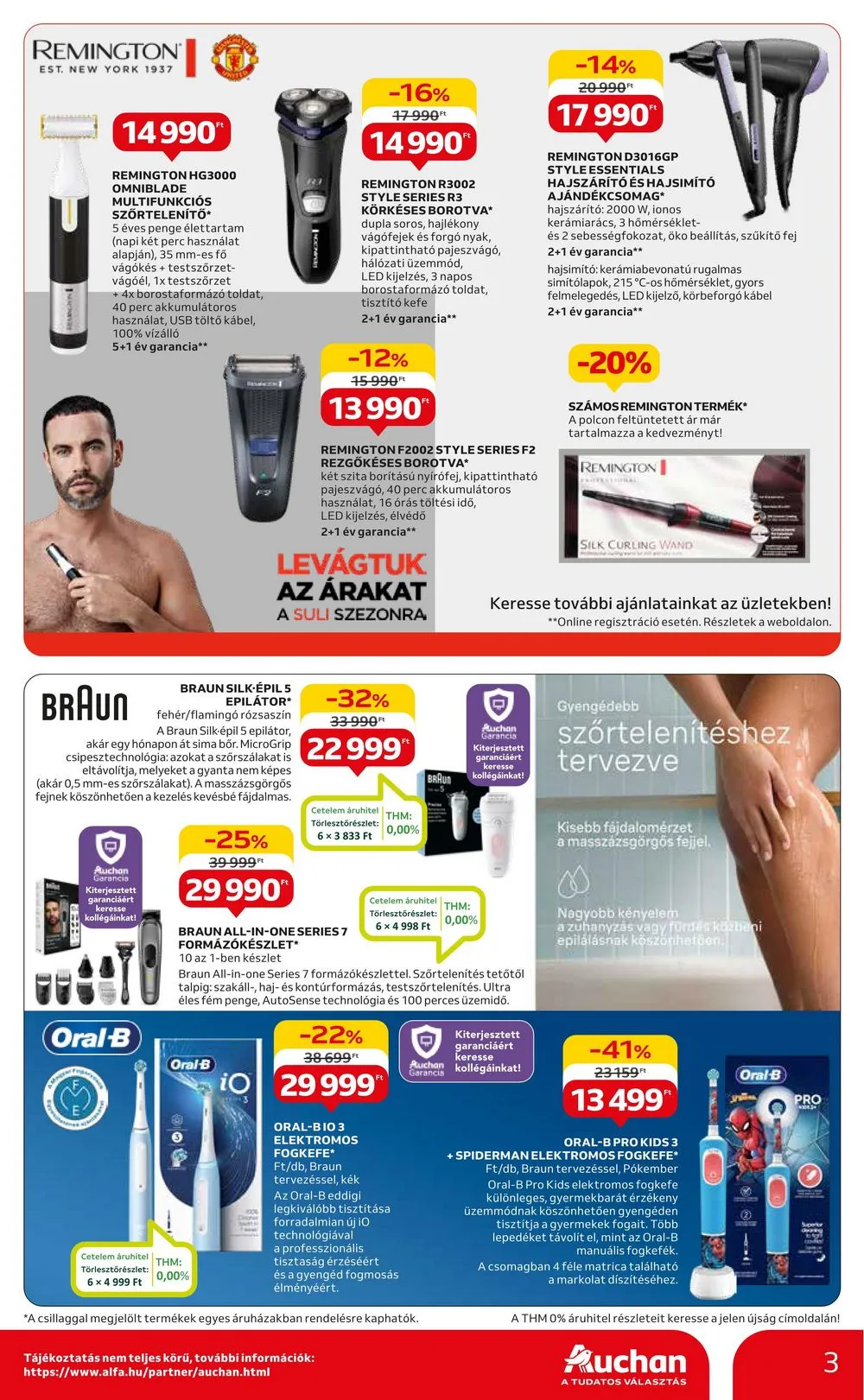 Auchan akciós újság Hipermarket ket heti 08.22–09.04 – 3. oldal
