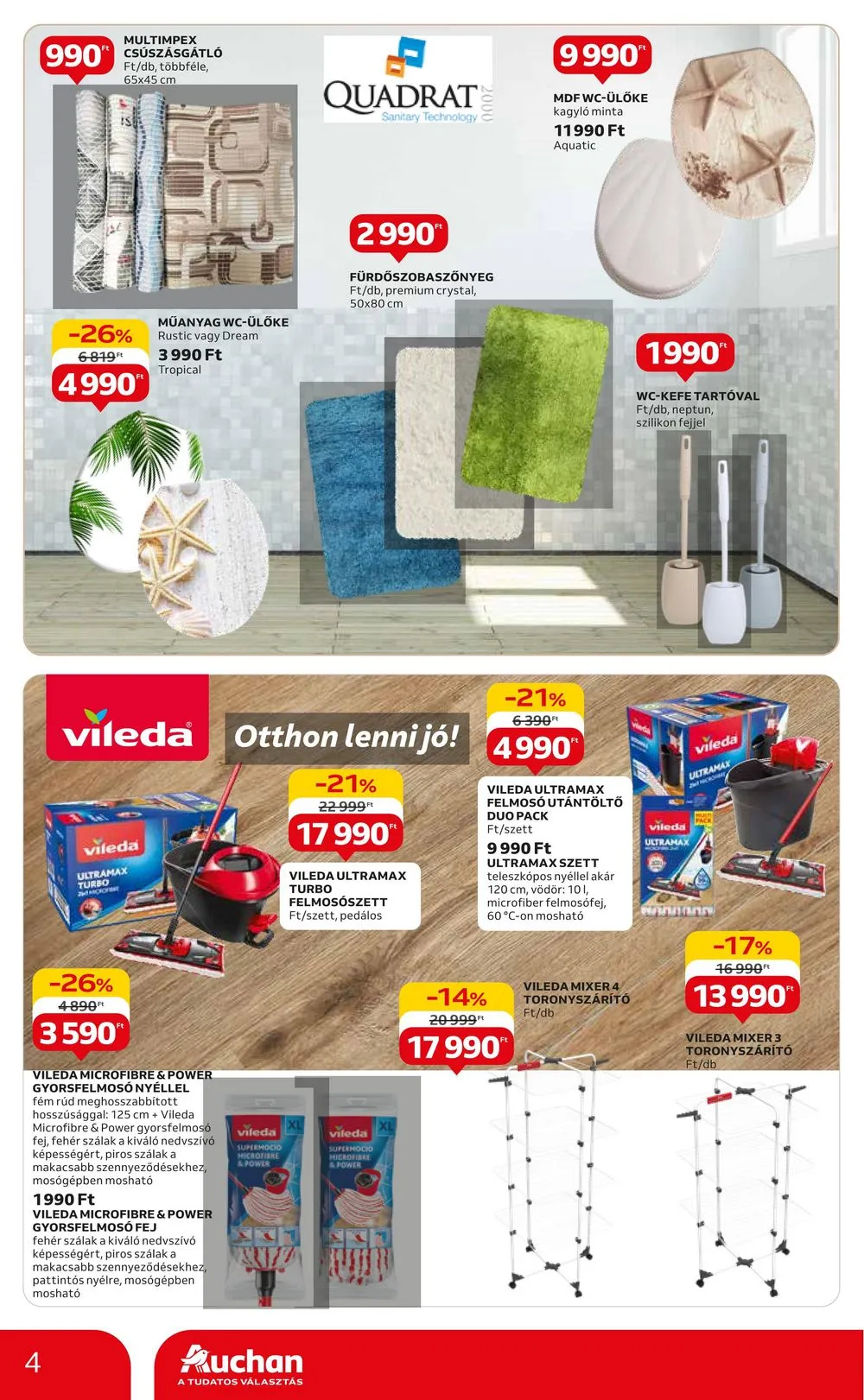 Auchan akciós újság Hipermarket ket heti 08.22–09.04 – 4. oldal