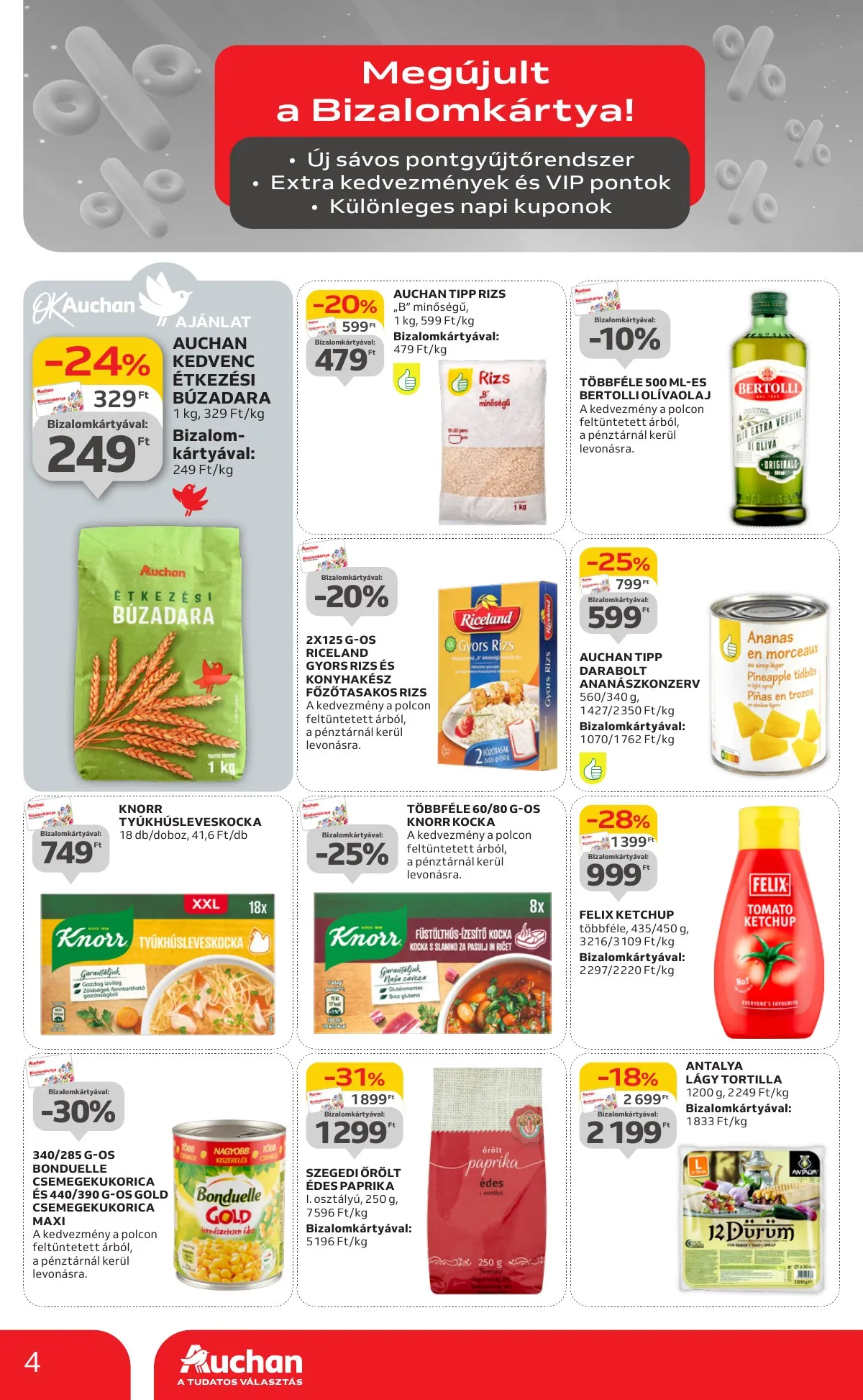 Auchan akciós újság Hipermarket Kethetes 10.03–10.09 – 4. oldal