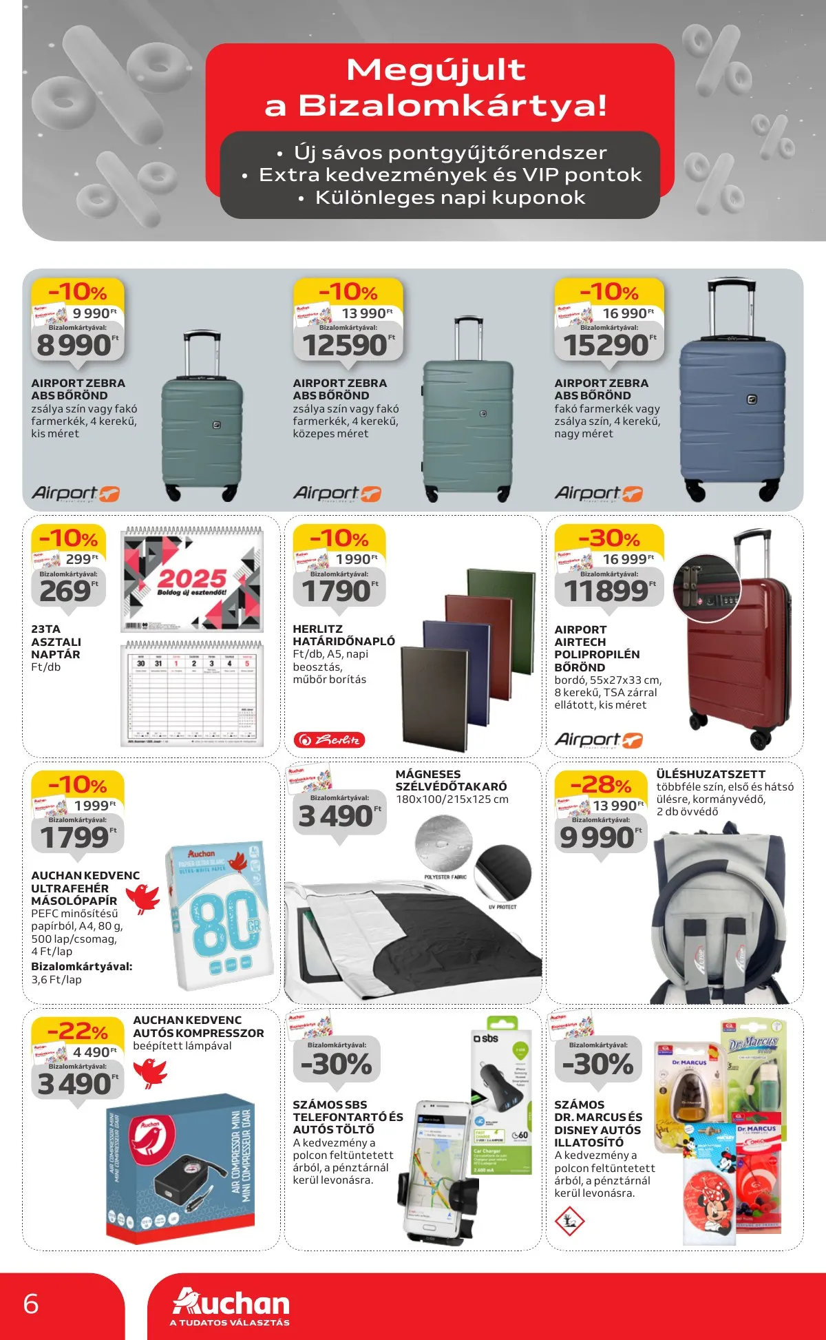 Auchan akciós újság Hipermarket Kethetes 10.03–10.09 – 6. oldal