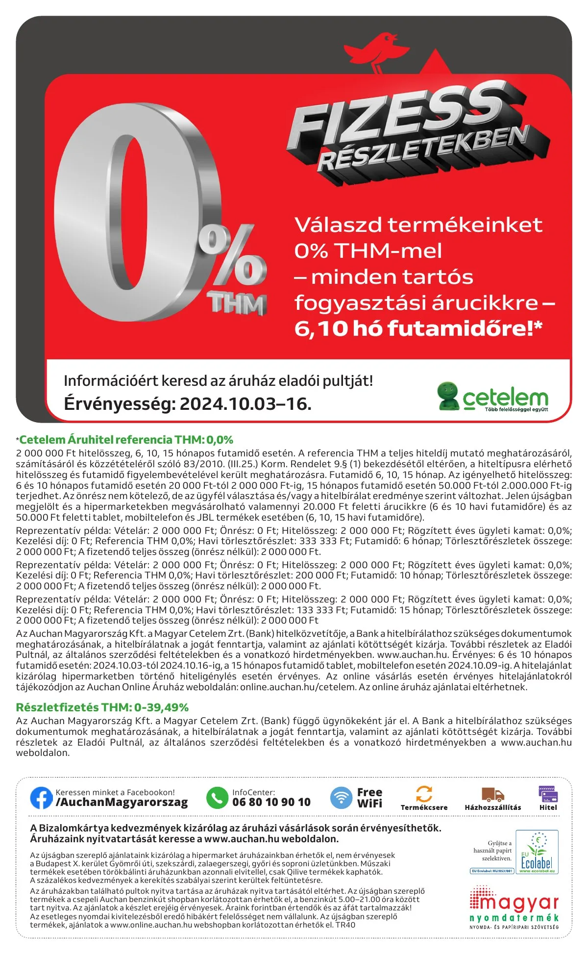 Auchan akciós újság Hipermarket Kethetes 10.03–10.09 – 8. oldal