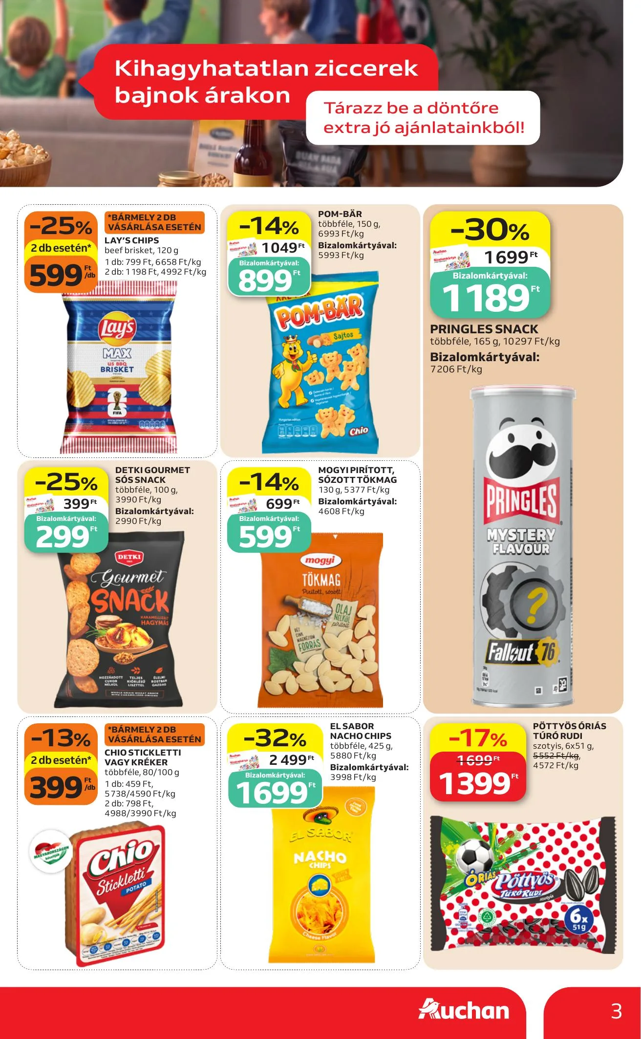 Auchan akciós újság Hipermarket Kethetes 07.09–07.22 – 3. oldal