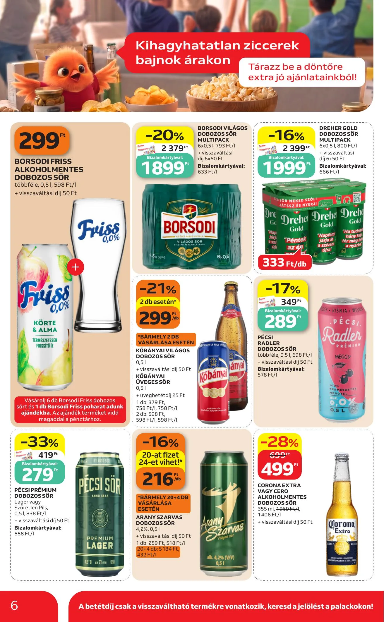 Auchan akciós újság Hipermarket Kethetes 07.09–07.22 – 6. oldal