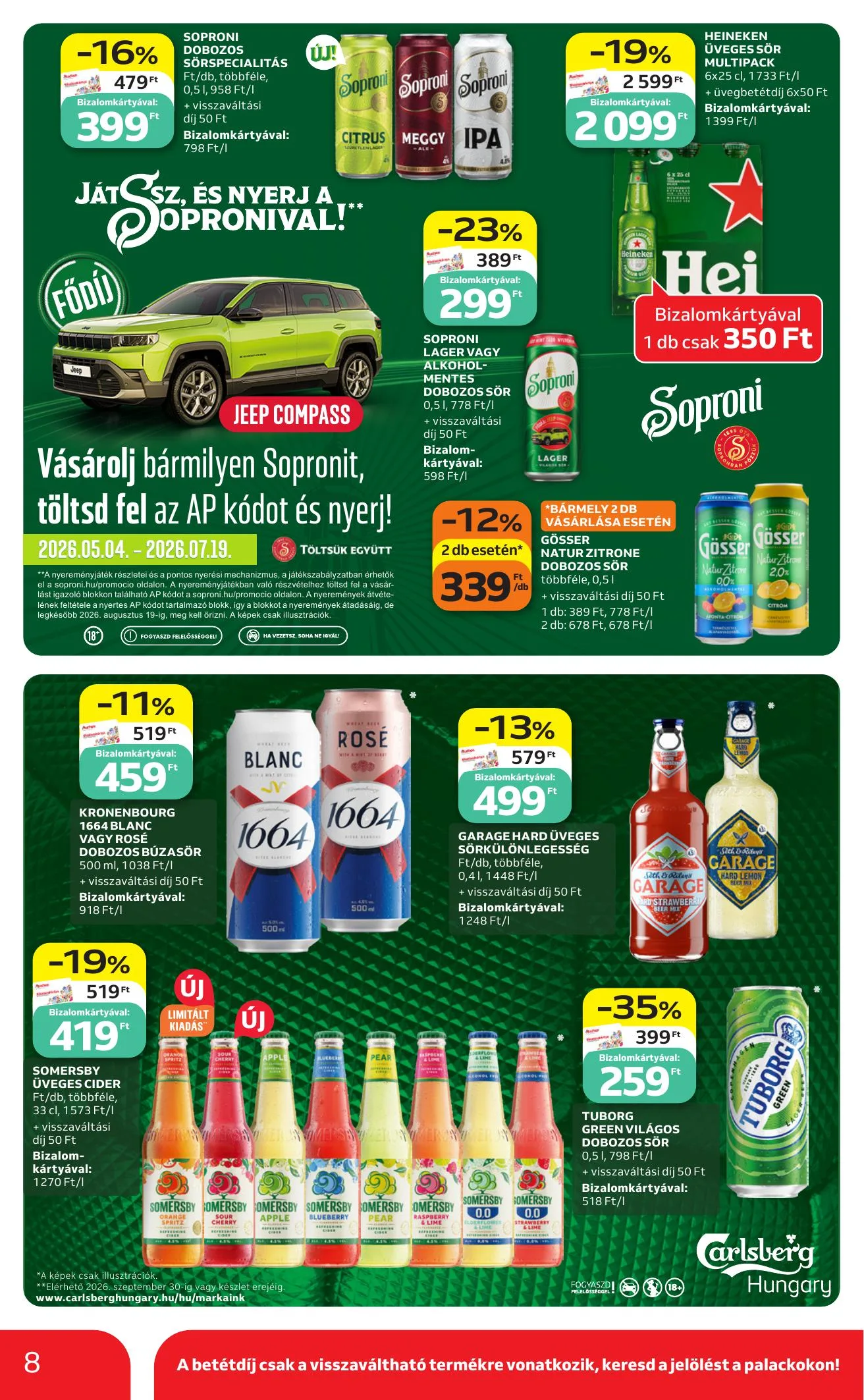 Auchan akciós újság Hipermarket Kethetes 07.09–07.22 – 8. oldal